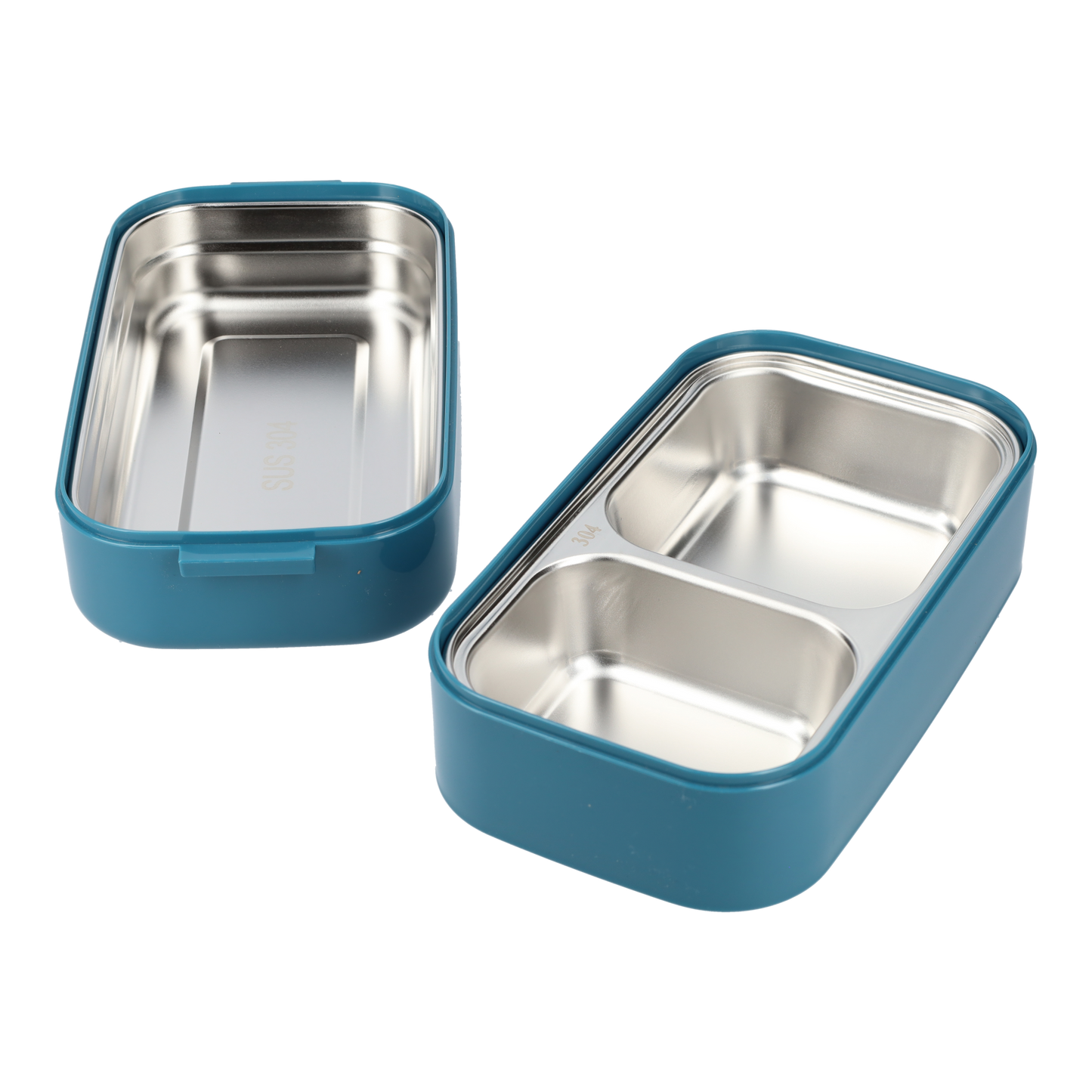 Compacte Lunchbox - Lunchbox voor Volwassenen - Blauw - Geel