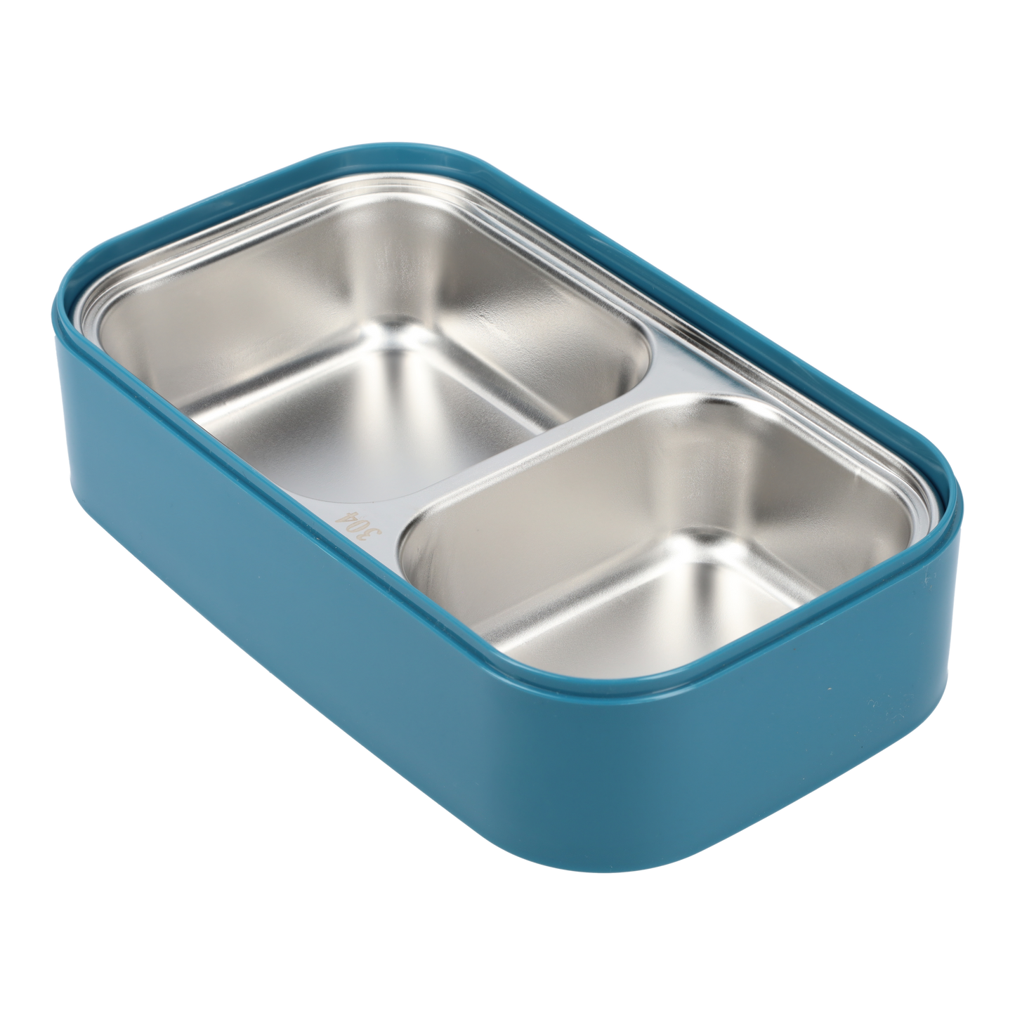 Compacte Lunchbox - Lunchbox voor Volwassenen - Blauw - Geel