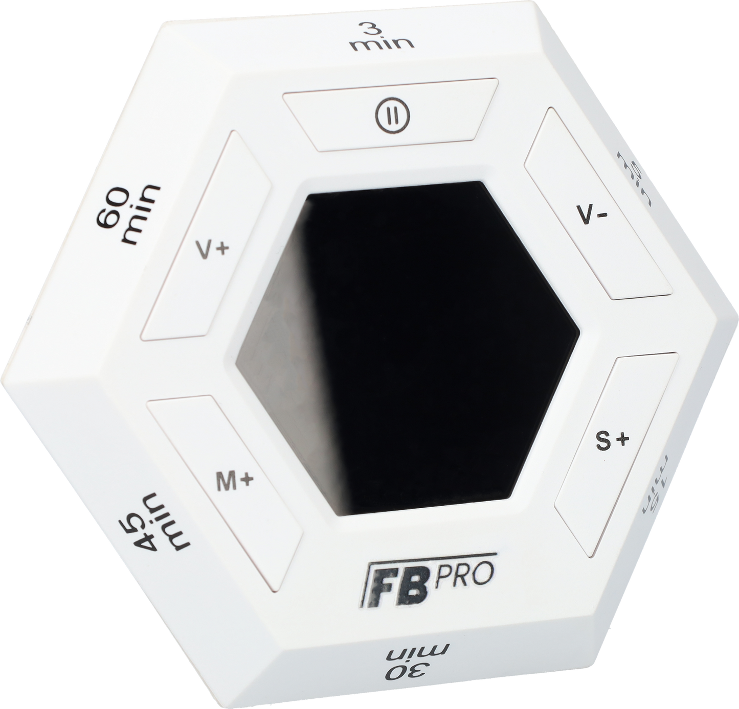 6 Hoekige Digitale Alarmklok - Hexagon Kookwekker