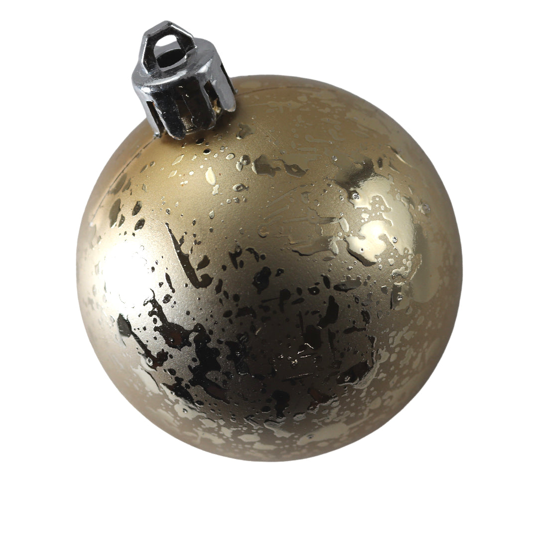 Kerstballen - 9 Delige Set - Kerstversiering - Goud - Zwart - Verschillende Afwerkingen - Kerstboom Kerstballen - Voor in de kerstboom