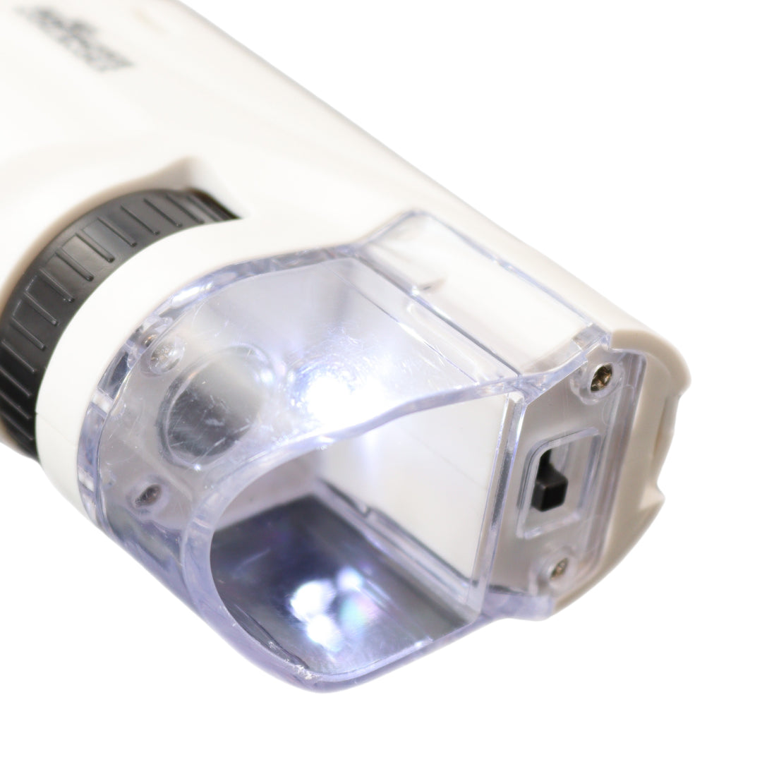 Draagbare Microscoop - Handmicroscoop voor kinderen met lampje! - STEM Speelgoed
