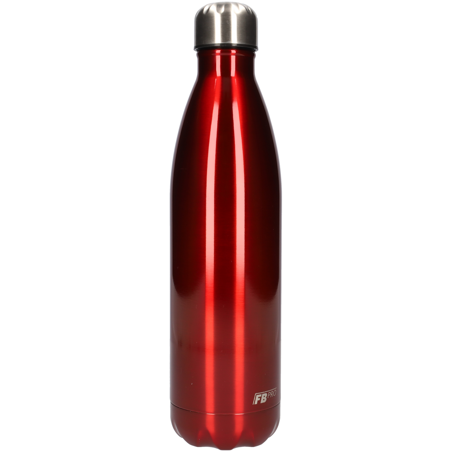 FBFS68 Thermosfles, Drinkfles, Waterfles - 750 ml - Dubbelwandig - Rood Metaal - Red Metal