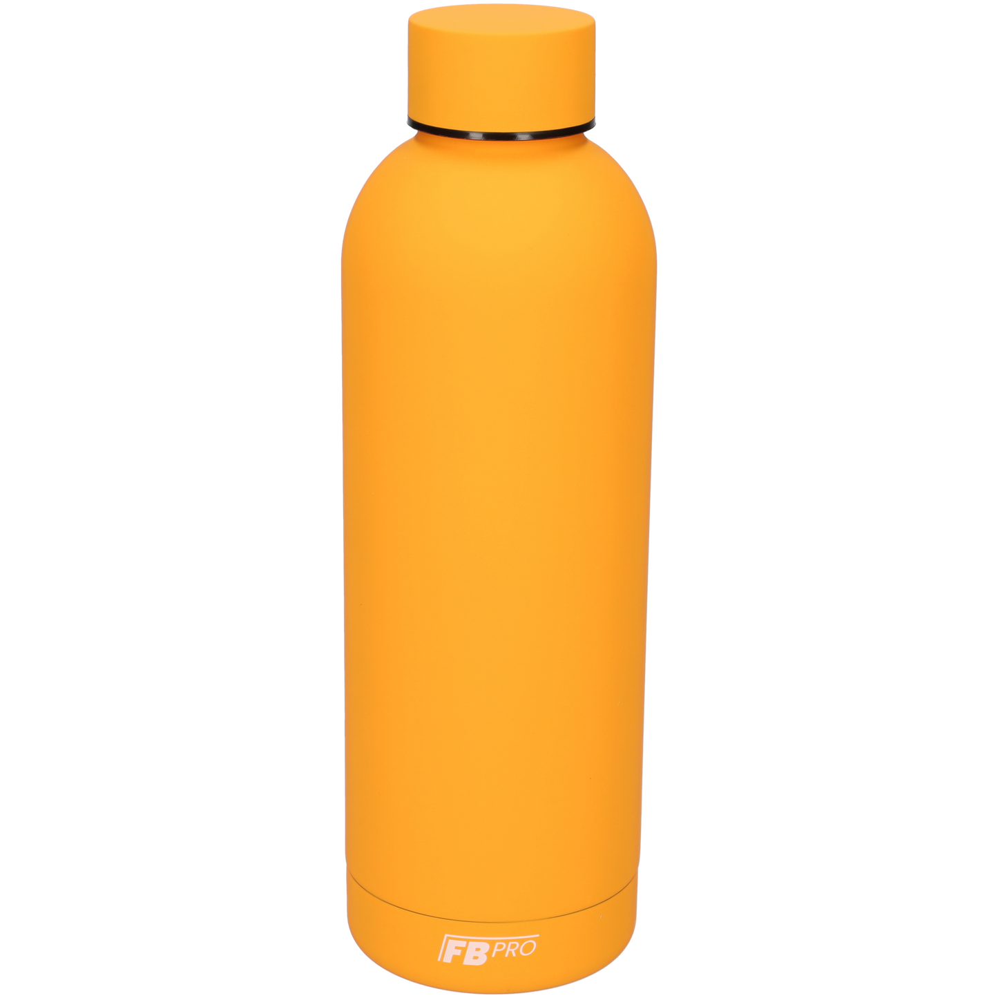 Drinkfles - Dubbelwandige waterfles - Thermosfles - RVS thermos fles - 500 ML - Oranje