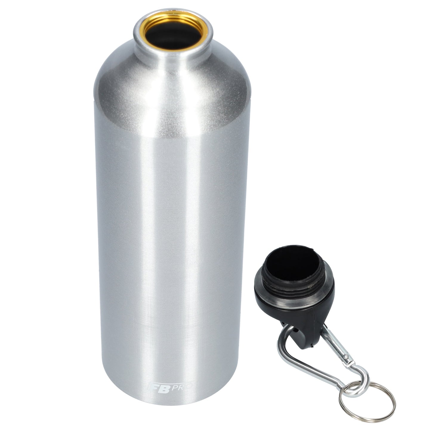 Aluminium drinkfles met o-dop - Waterfles - 750ml - Zilver