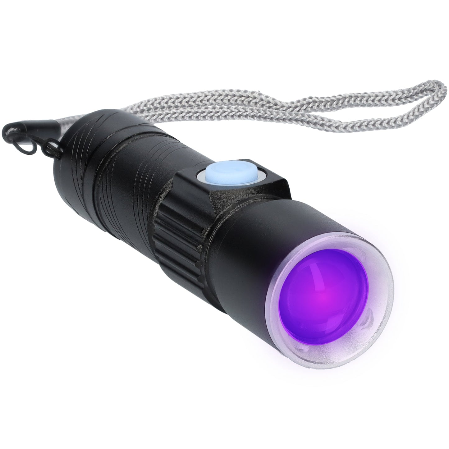 Mini UV zaklamp - Zak lamp - Zeer klein formaat - USB Oplaadbaar - UV lamp - In- en uitzoom mogelijkheid - 5V - Zwart