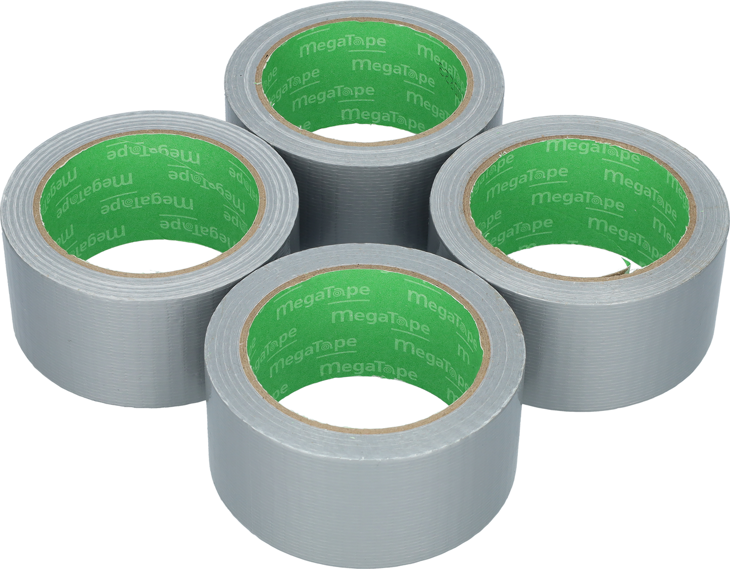 Duct tape (4 stuks) - Sterke tape - Zeer sterk plakband - Ideaal voor het klussen - Compacte rollen - Reparatie tape - Zilver