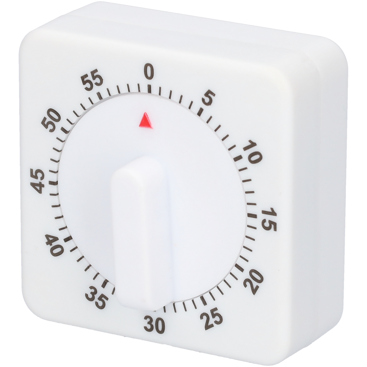 Vierkante kooktimer - Kookwekker - Keukenwekker - Klok - Keuken - Tot 60 minuten! - Wit