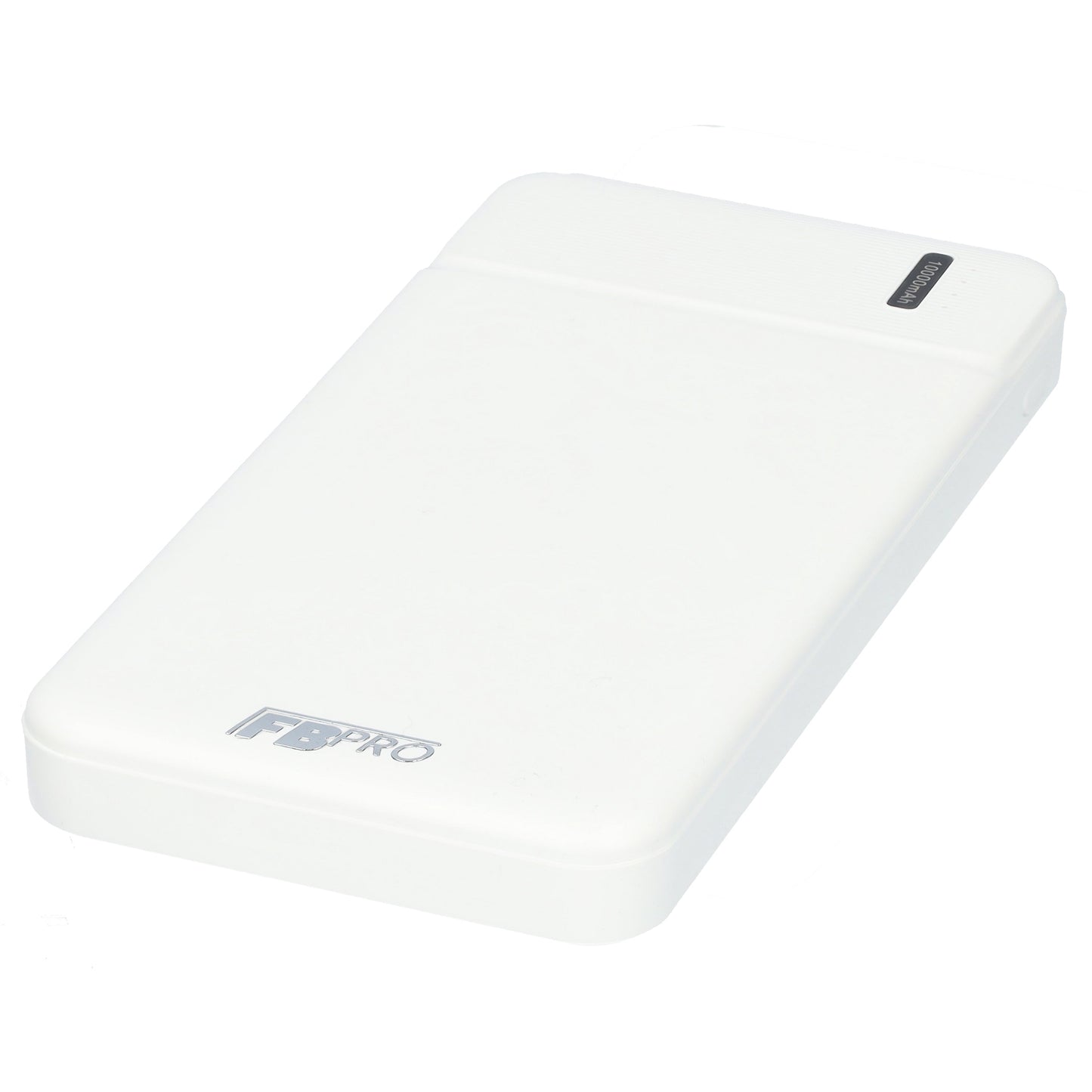 Powerbank 10.000 mAh - Oplader van 10,5 Watts - 2x USB-A, 1x USB-C, 1x Micro USB - Met LED lamp display - Wit