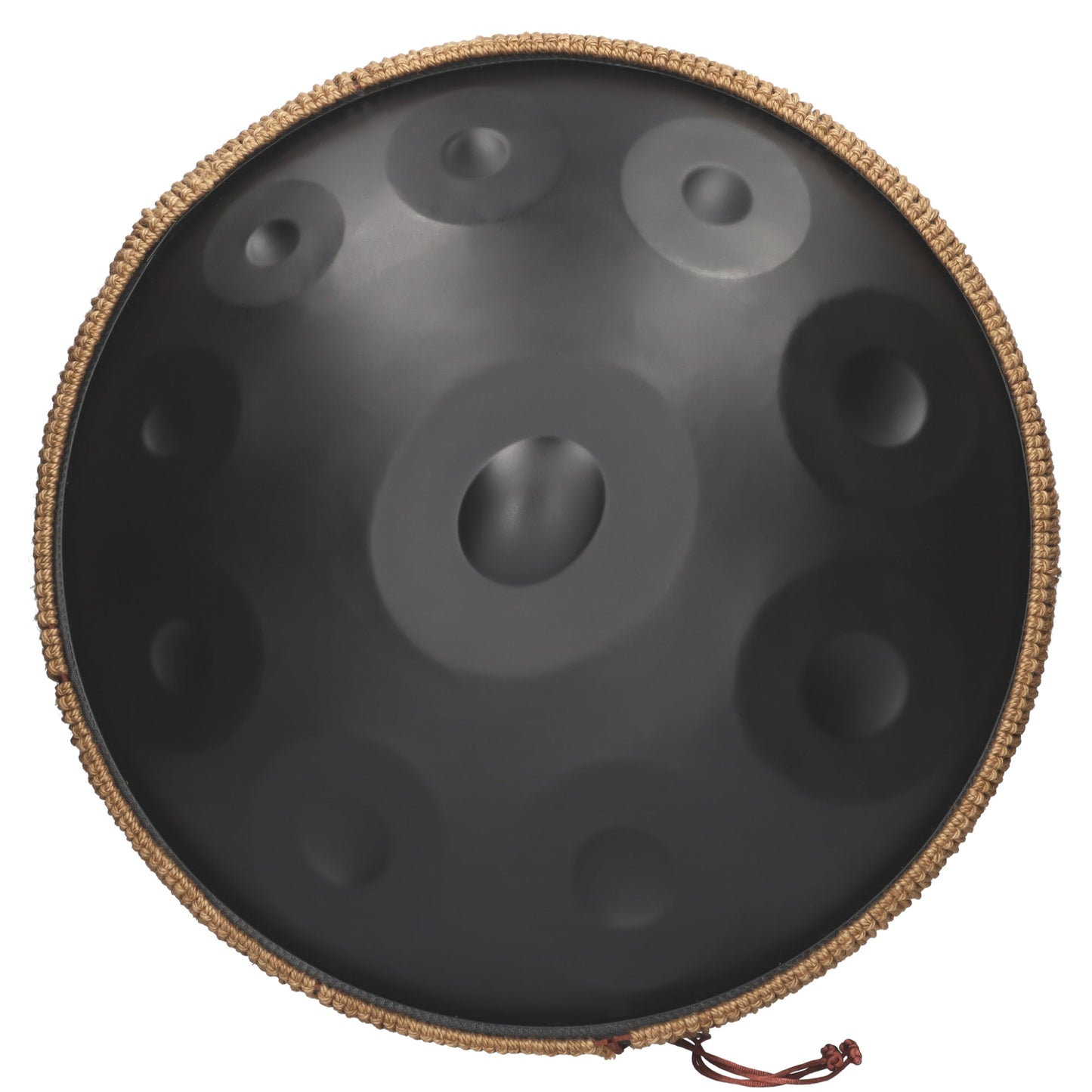 Grote Handpan - XXL handpan met standaard, 2 drumstokken, draagtas en schoonmaakdoekje! - Handpan met 10 noten - 22 inch / 56 cm - Zwart