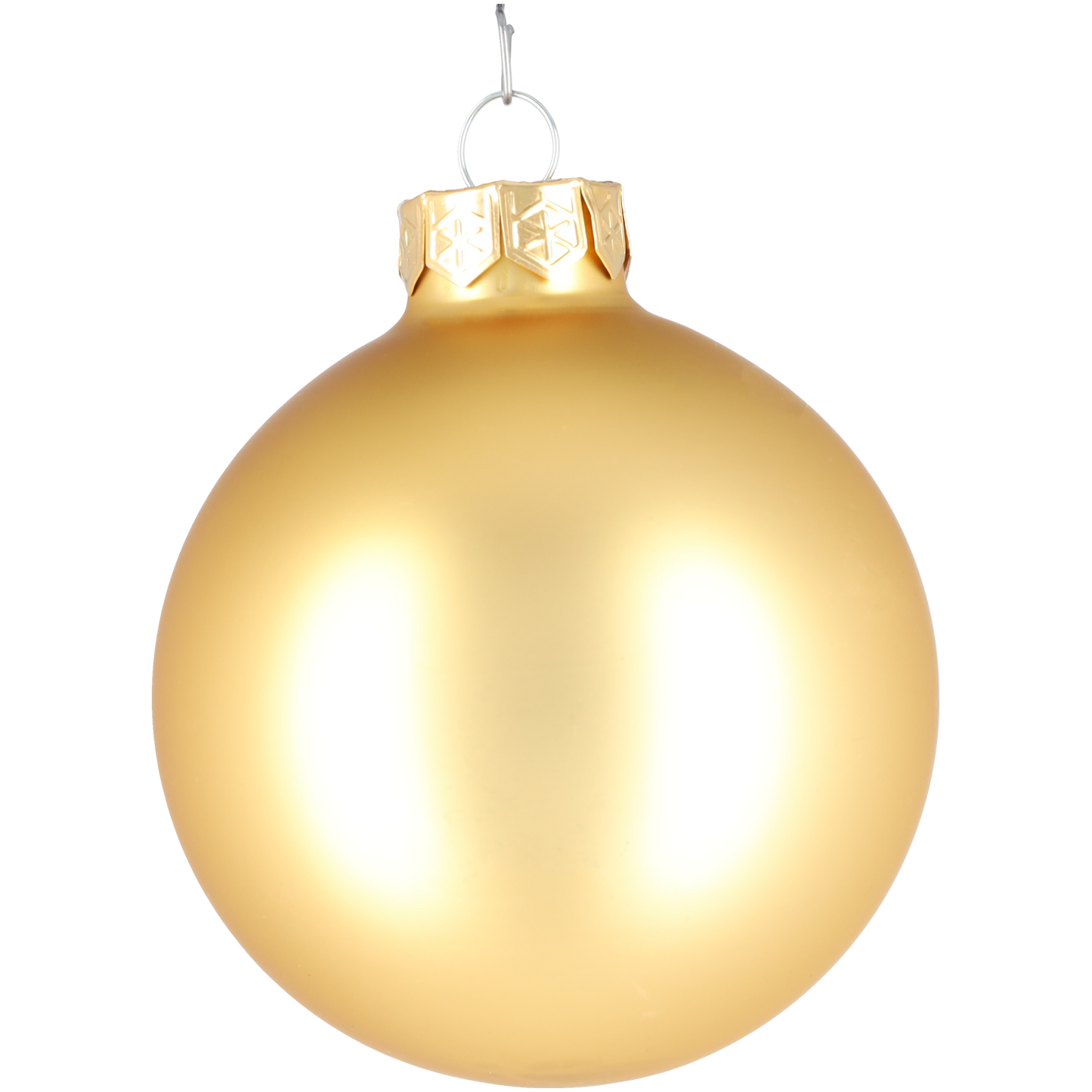 Glazen kerstballen - Set van 16 stuks/80mm - Luxe kerst decoratie - Sfeervolle kerstversiering voor in de kerstboom - Glas - Bright Gold Mat - Goud