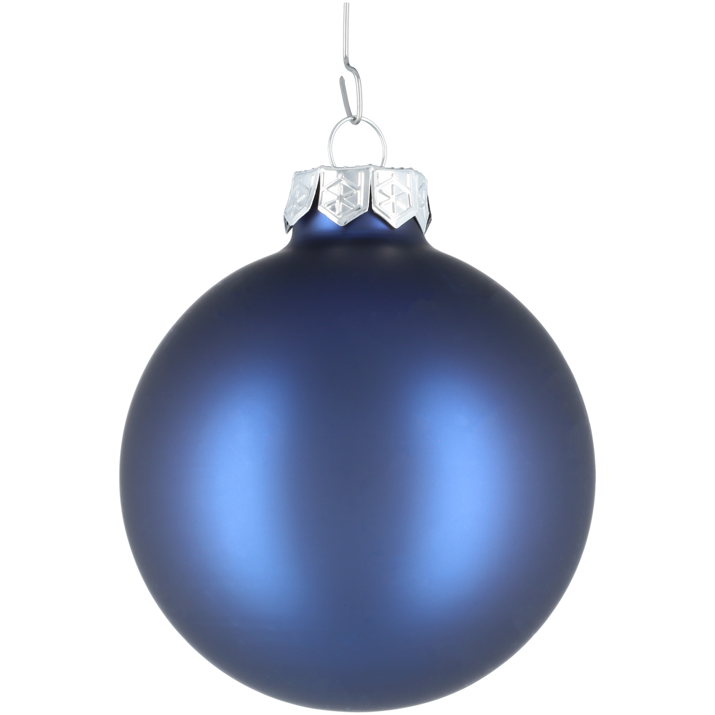 Glazen kerstballen - Set van 16 stuks/80mm - Luxe kerst decoratie - Sfeervolle kerstversiering voor in de kerstboom - Glas - Night Blue- Blauw/Donkerblauw