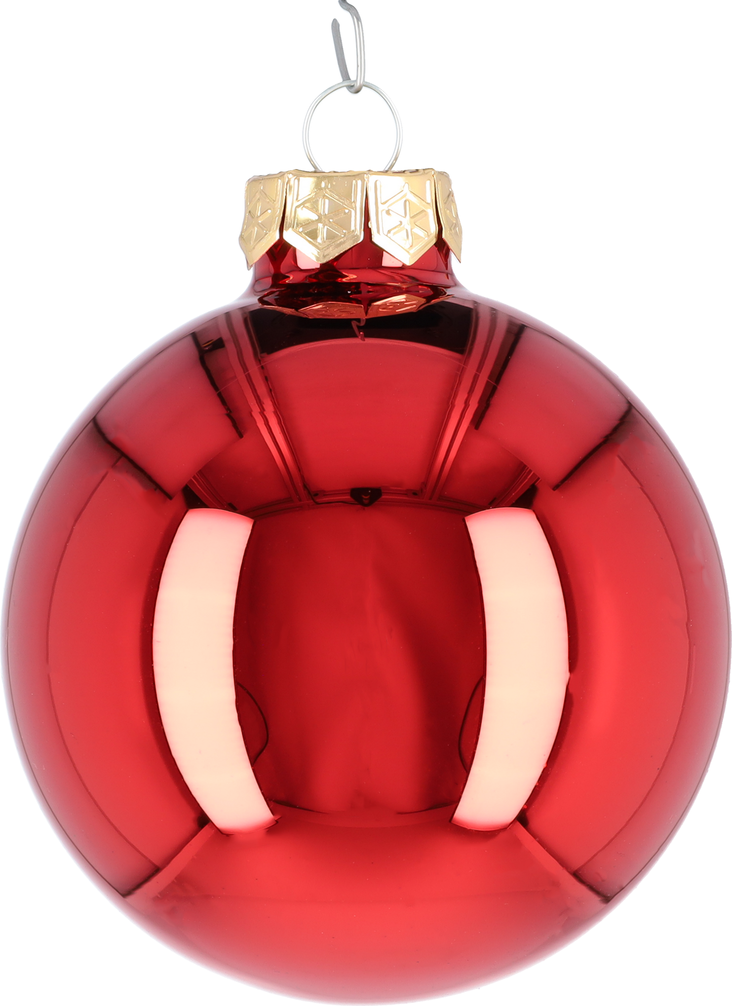Glazen kerstballen - Set van 16 stuks/80mm - Luxe kerst decoratie - Sfeervolle kerstversiering voor in de kerstboom - Glas - Rood Glans