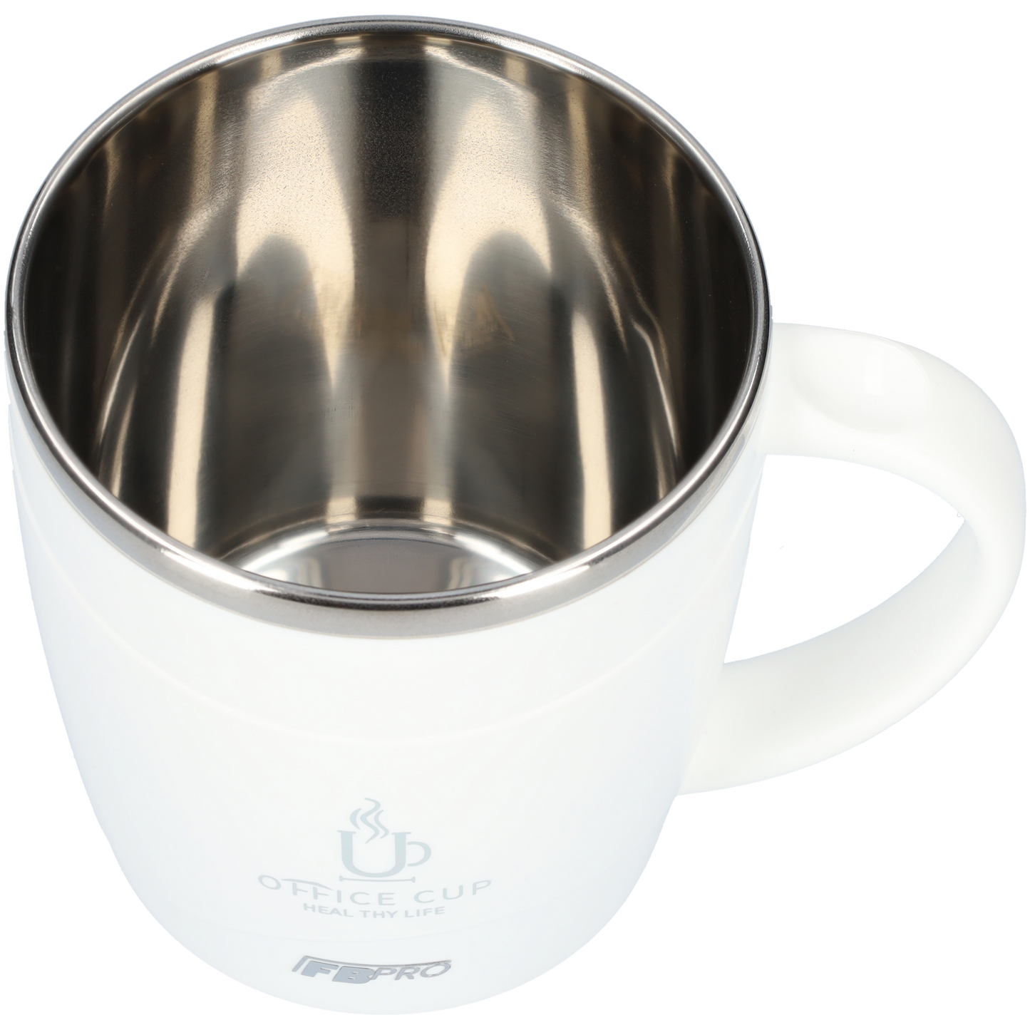 Travel mug - Koffiebeker - Langdurig warm of koud - Sluitbare Bovenkant - Wit