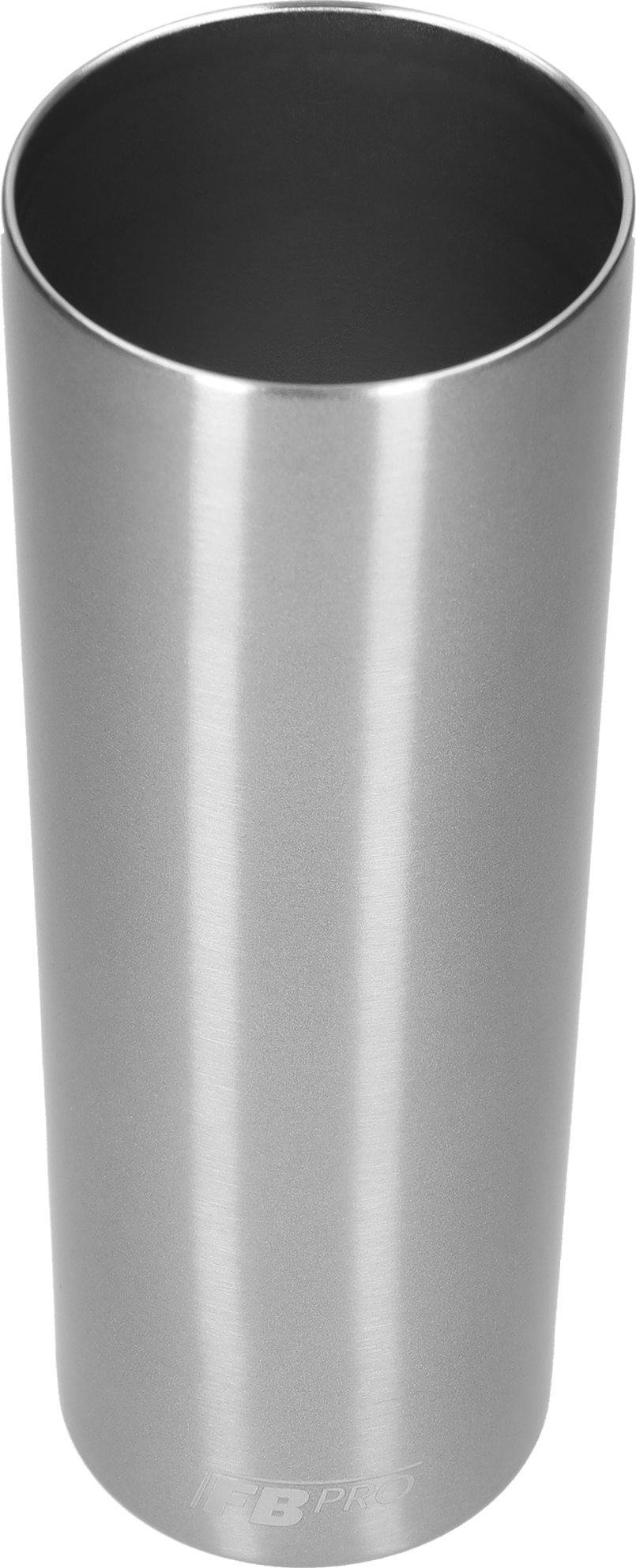 Slanke drinkbeker met rietje - Waterbeker - Thermosbeker - Isoleerkan - Lang formaat - Dubbelwandig - 550 ML - RVS - Grijs
