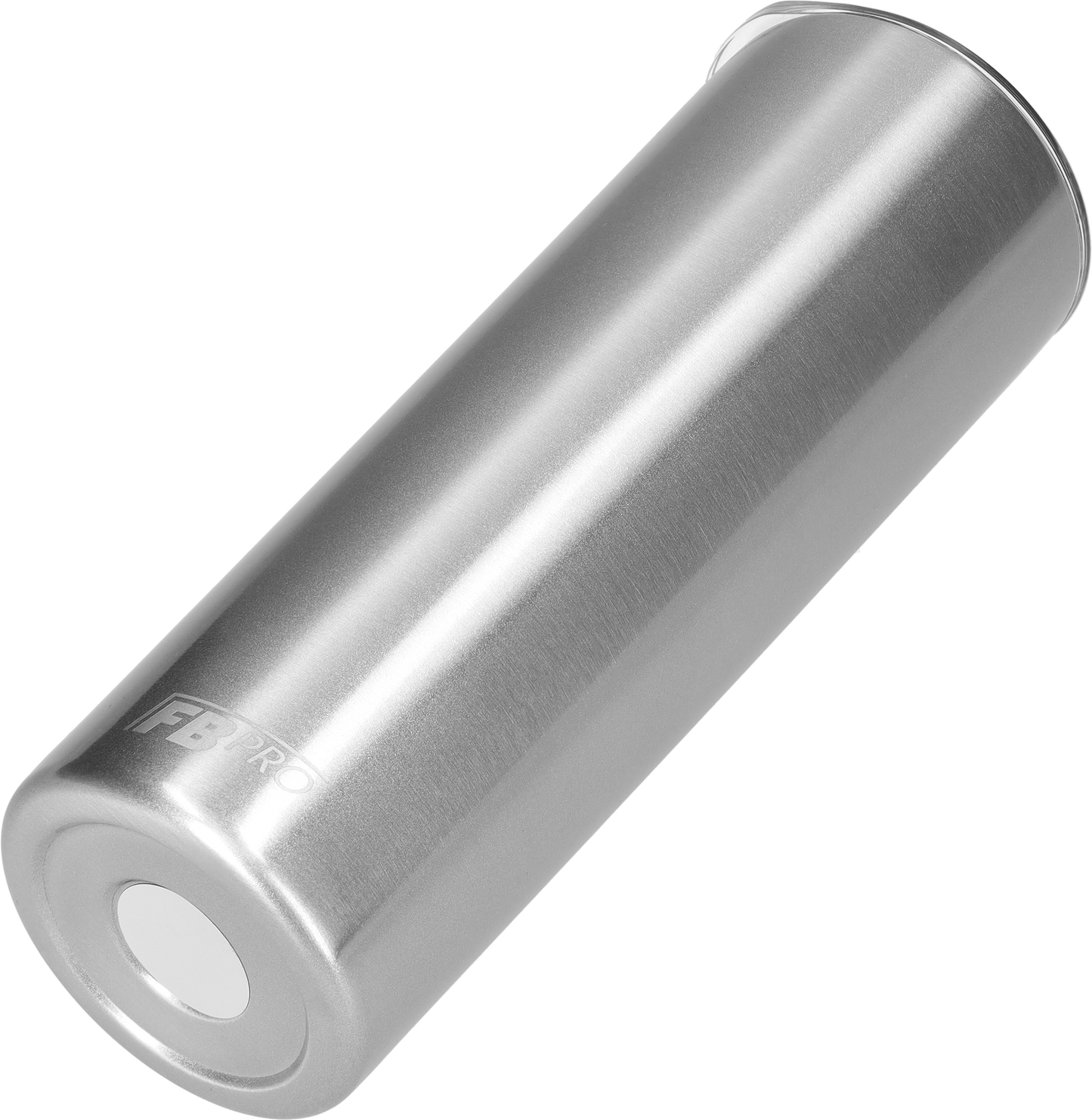 Slanke drinkbeker met rietje - Waterbeker - Thermosbeker - Isoleerkan - Lang formaat - Dubbelwandig - 550 ML - RVS - Grijs