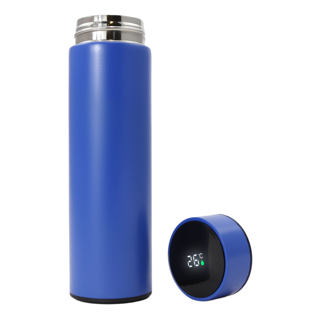 Smart Thermoskan Electric Blue - RVS - 500 ml