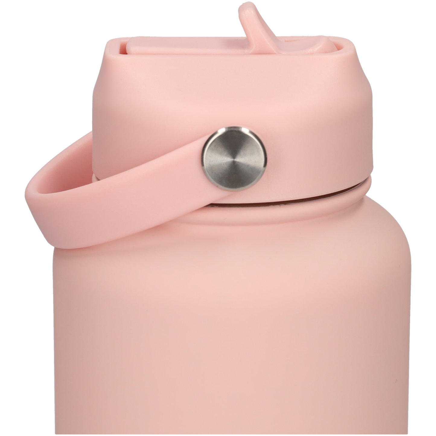 Thermos waterfles 1 liter - Isolerende Waterfles met Draaibare Drinktuit - Pink - 1 liter inhoud - Licht Roze