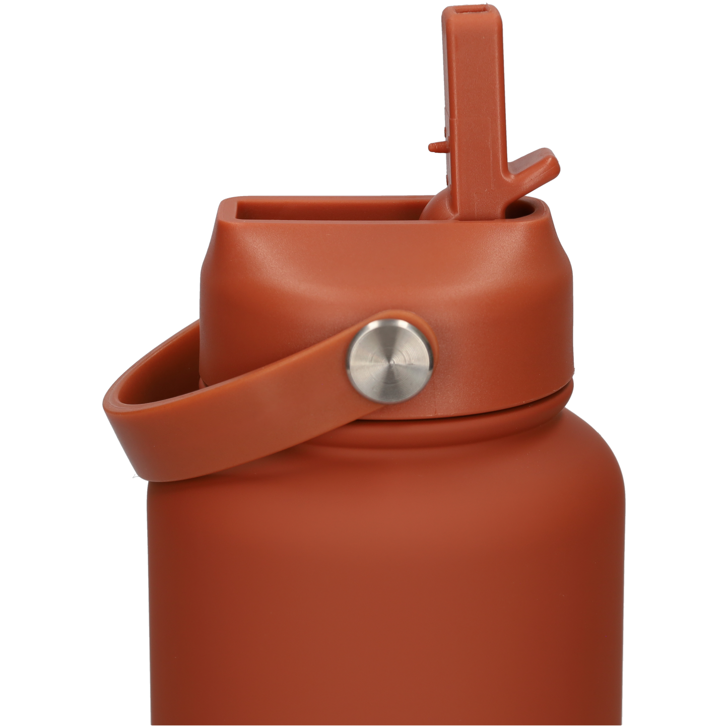 Thermos waterfles 1 liter - Isolerende Waterfles met Draaibare Drinktuit - Brick Red