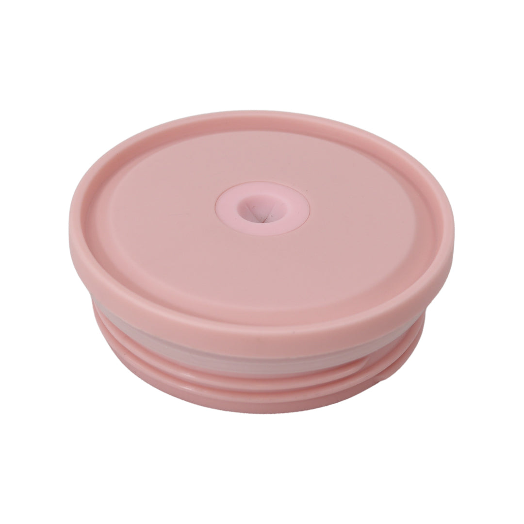 Thermosbeker met Rietje - Baby Pink - Roze Beker to Go - 460ml