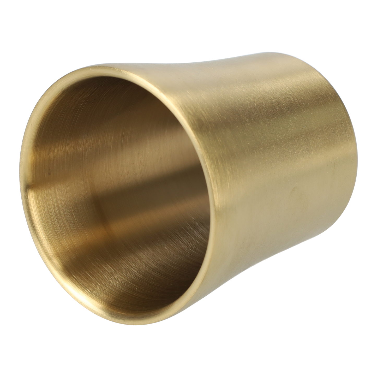 Dubbelwandige RVS beker (2 stuks!) - Roestvrijstalen wijn bekers - Robuust design - Industriële stijl - 175ml - Goud