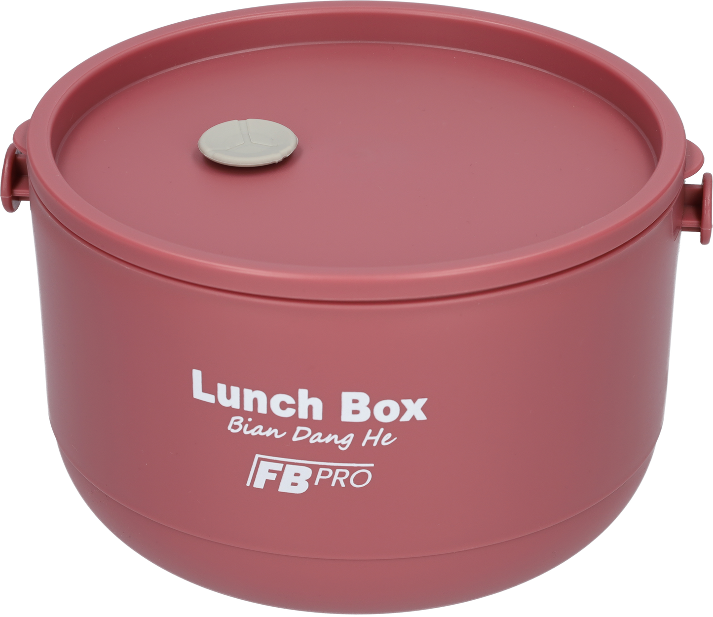 Lunchbox - RVS vershoudbakjes - Lucht- en waterdicht - Voor warm en koud eten - Inhoud van 1L - Groot formaat - Met deksels en lepel! - Rood