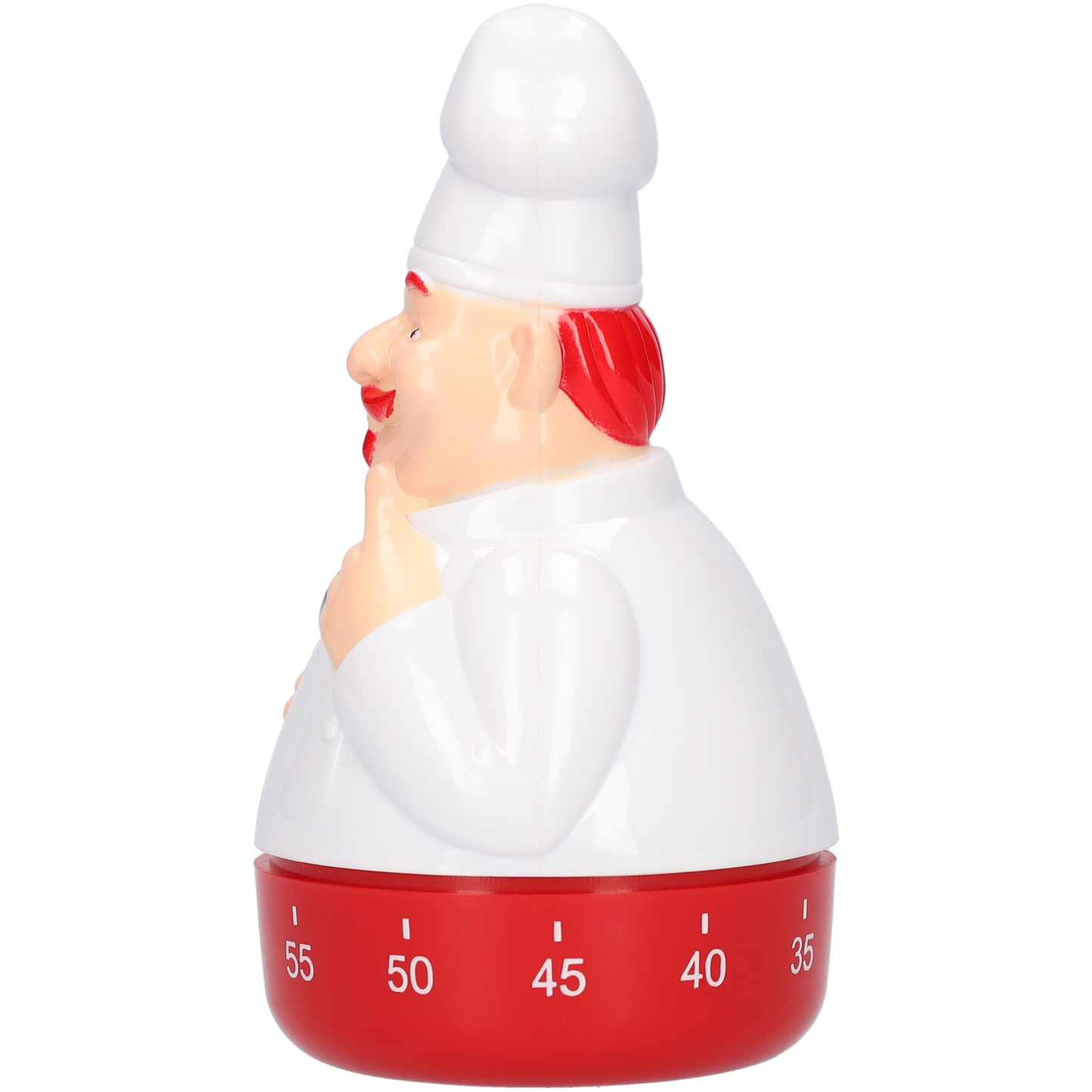 Chef Kookwekker - Keuken - Wekker - Wit - Rood