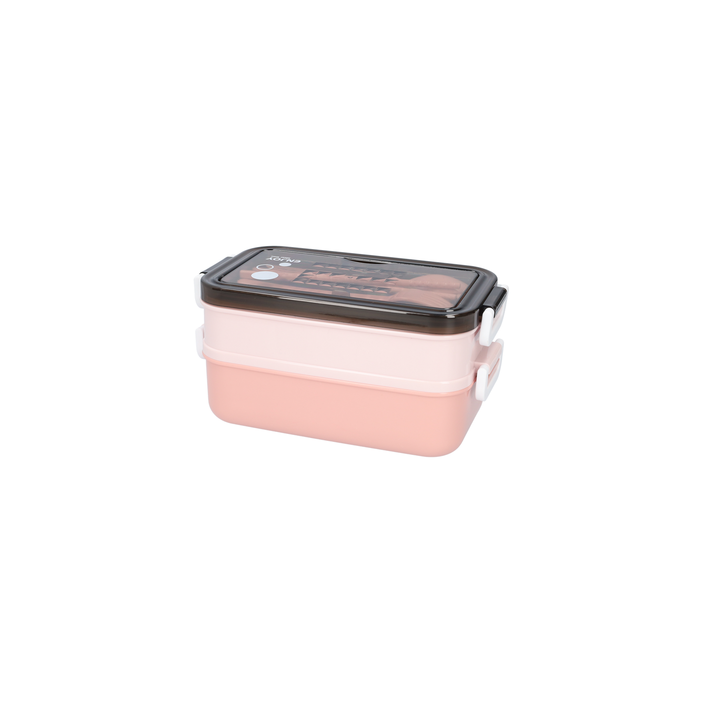 Lunchbox met soepkom Roze - Luxe bentobox - luchtdicht en lekvrij - BPA vrij!