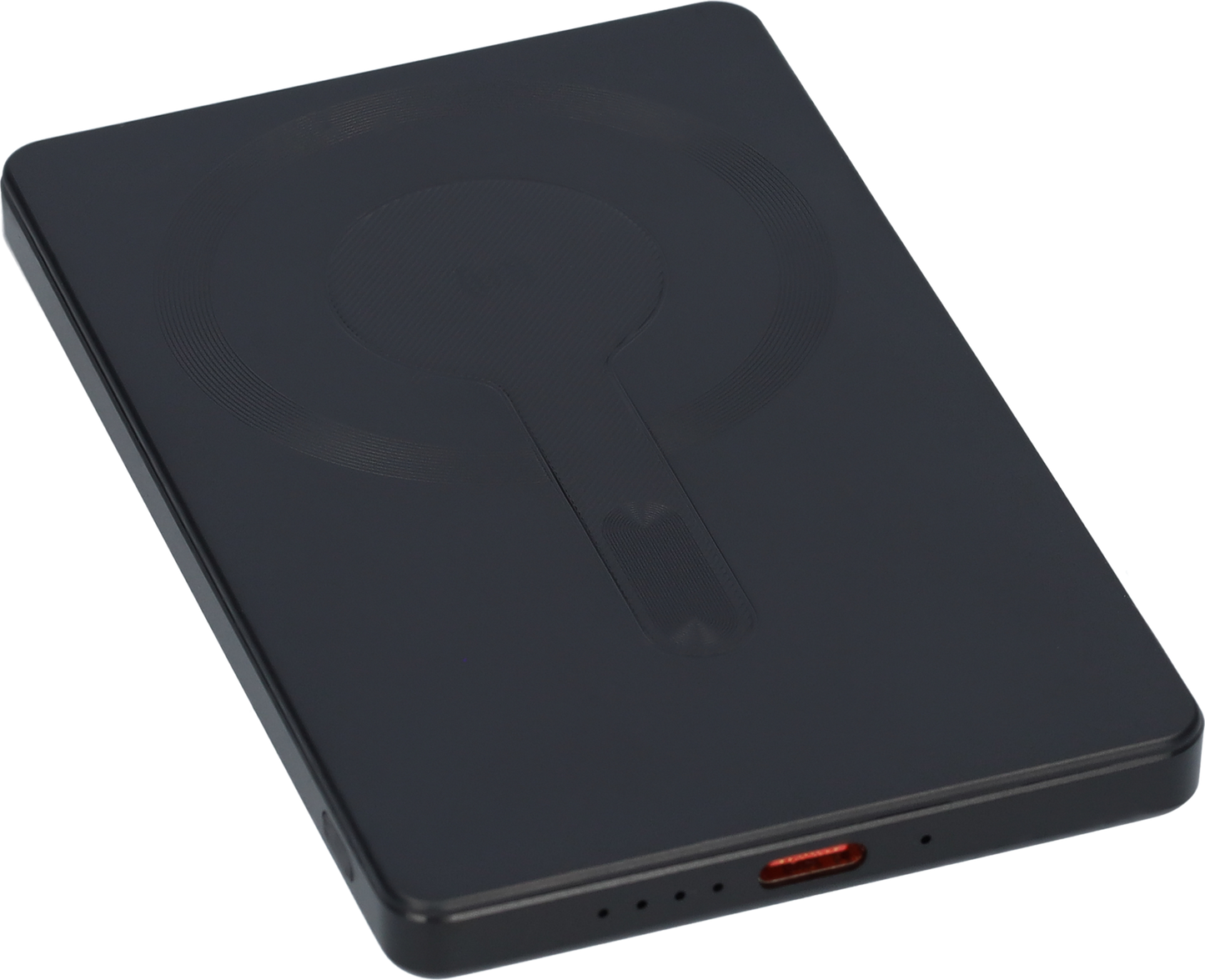 Powerbank - Snellader - Wireless charger - Draadloze powerbank - USB-C Oplaadbaar - LED Batterij display - Compact formaat - Ideaal voor onderweg - Zwart