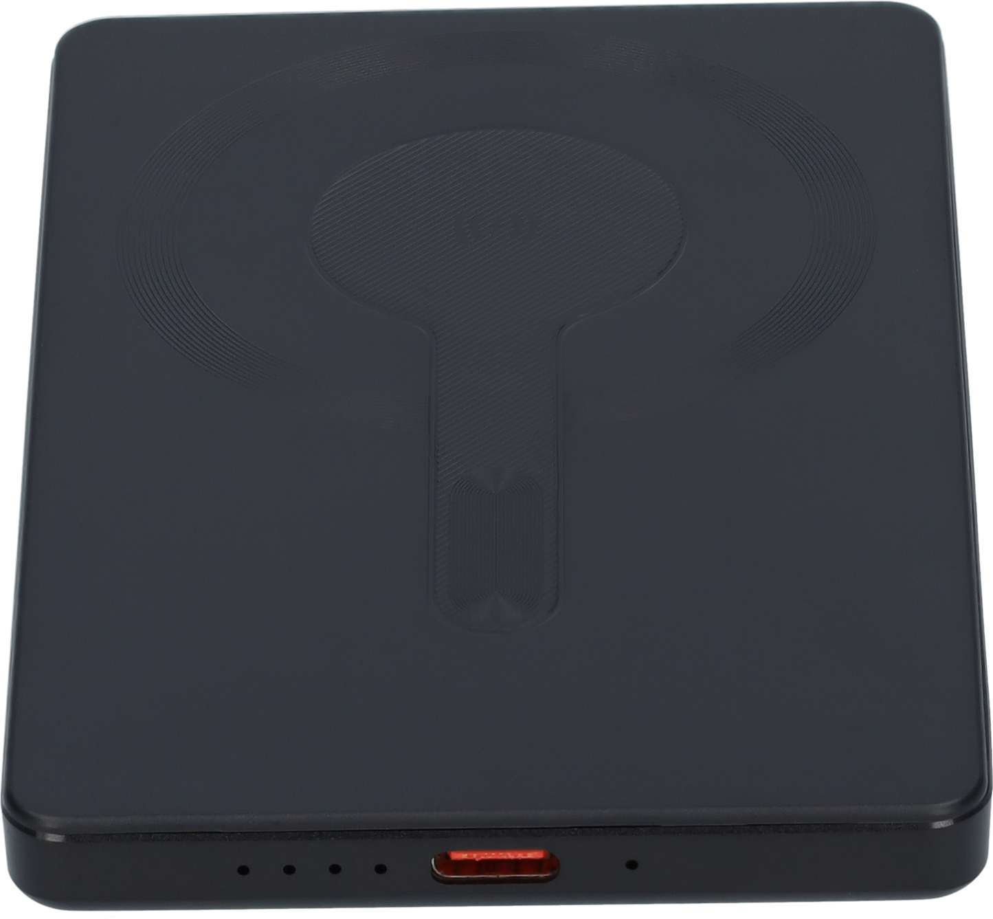 Powerbank - Snellader - Wireless charger - Draadloze powerbank - USB-C Oplaadbaar - LED Batterij display - Compact formaat - Ideaal voor onderweg - Zwart