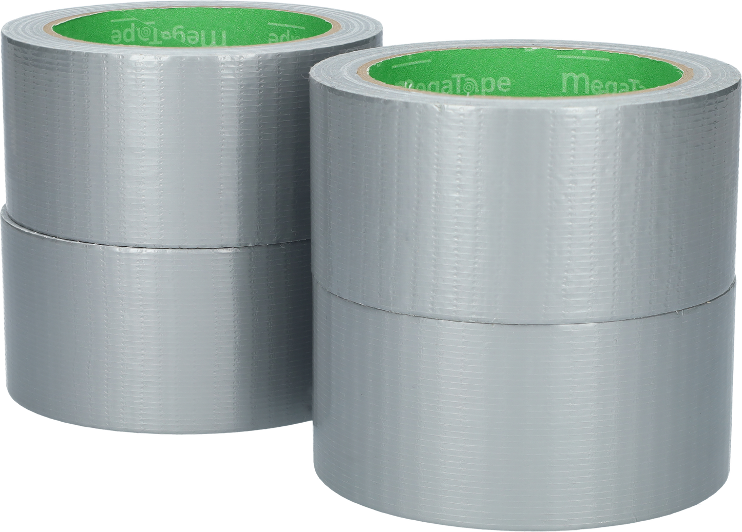 Duct tape (4 stuks) - Sterke tape - Zeer sterk plakband - Ideaal voor het klussen - Compacte rollen - Reparatie tape - Zilver
