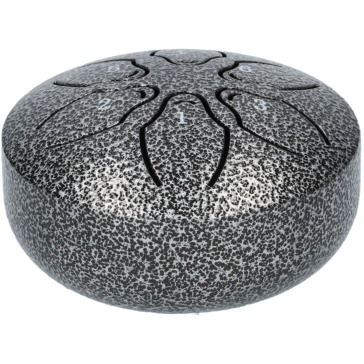 Handpan, Klankschaal, Handpan Drum, Regen Drum - Met Drumstick - Metaal grijs- 3 Inch