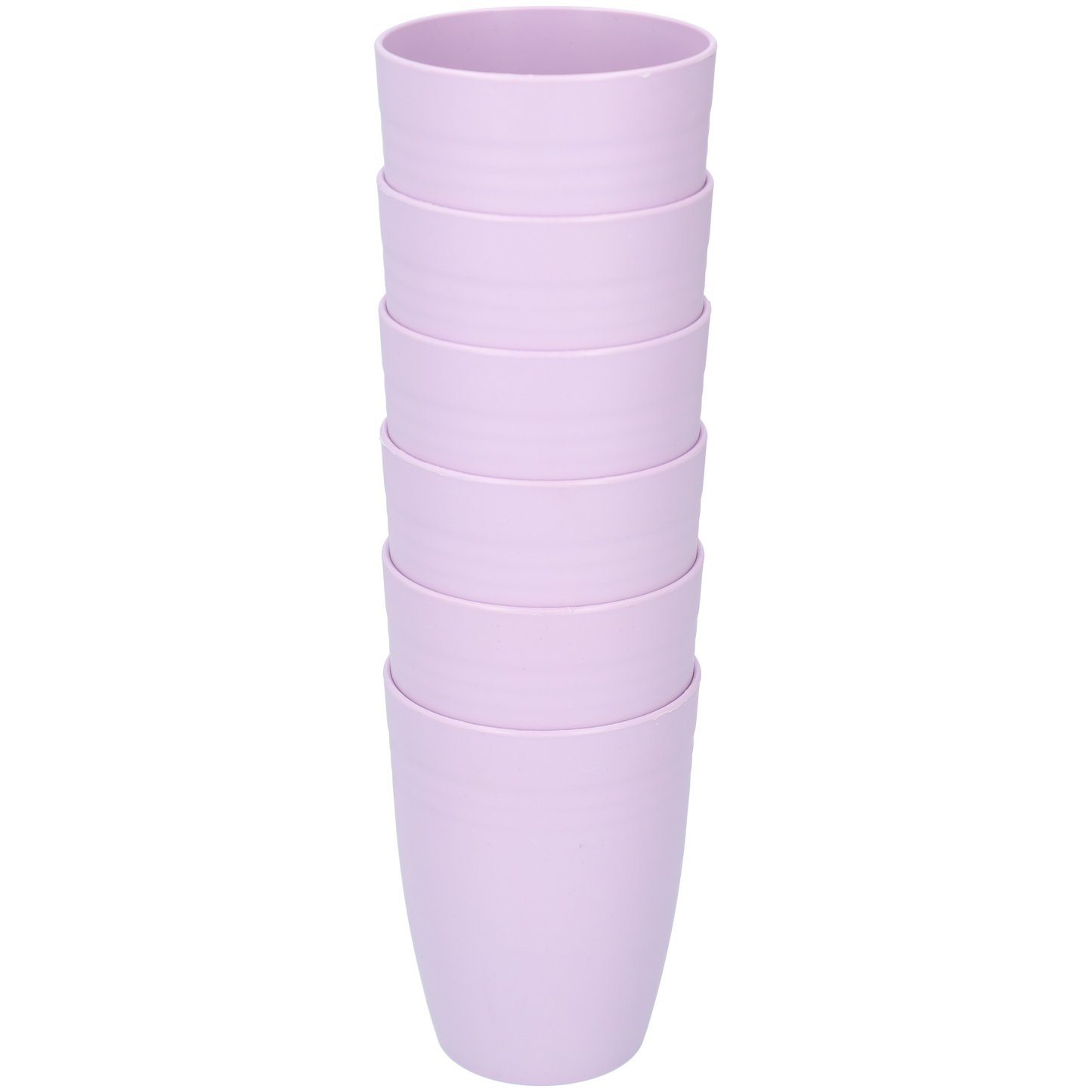 Duurzame Kunststof Drinkbekers van 400ml - Paarse Plastic Bekers in Sets van 6