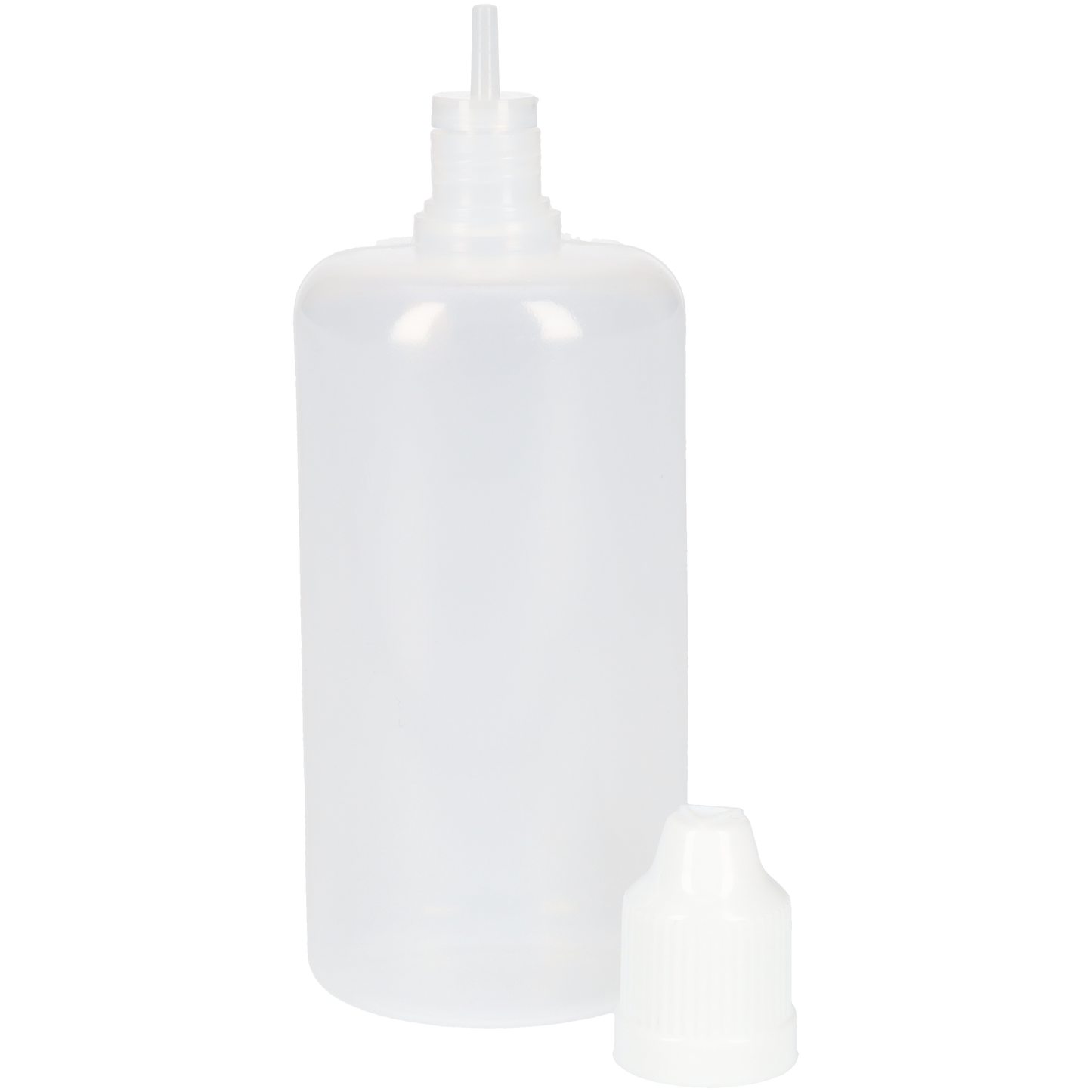 E sigaret flesjes - Vloeistof flessen voor vape met compact formaat - 100ml - 5 stuks - LDPE kunststof - Doorzichtig