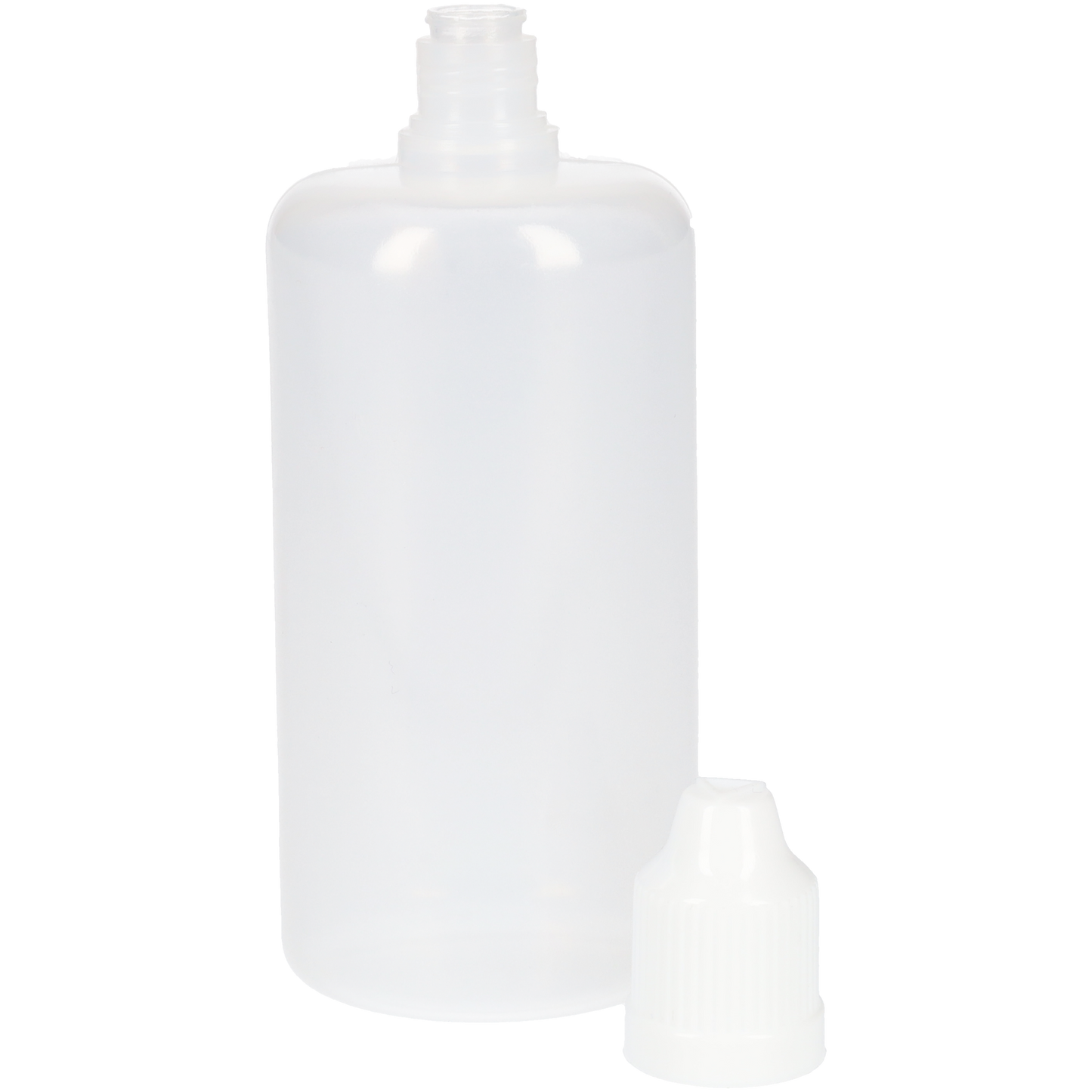 E sigaret flesjes - Vloeistof flessen voor vape met compact formaat - 100ml - 5 stuks - LDPE kunststof - Doorzichtig