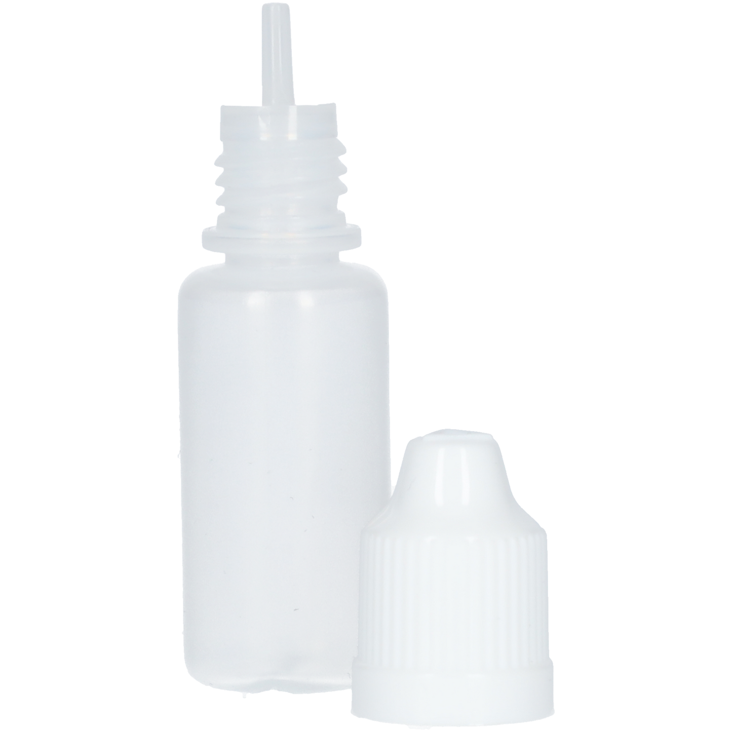 E sigaret flesjes - 10ml - 10 stuks - LDPE kunststof - Doorzichtig