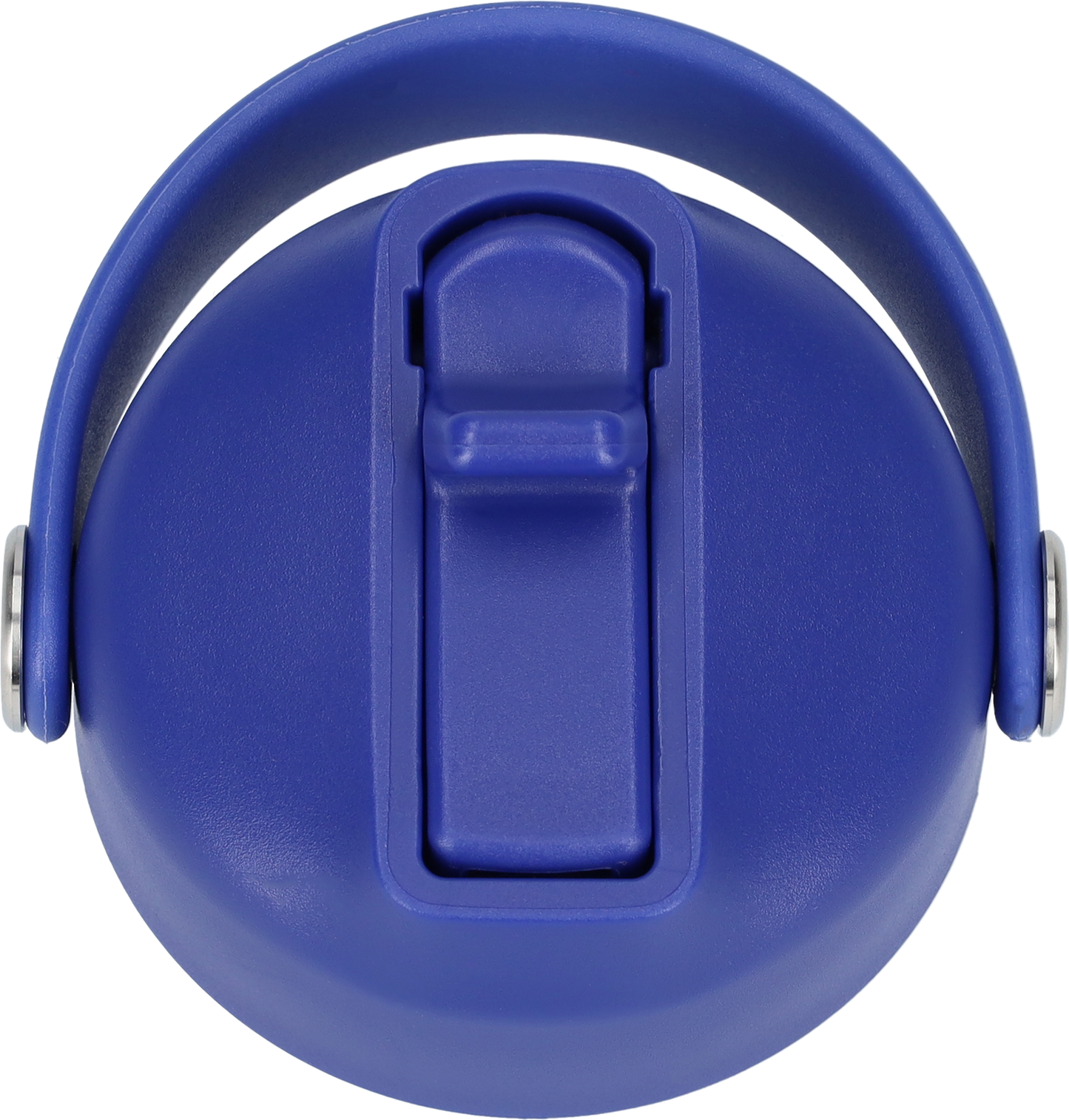 Thermos drinkfles 1 liter met extra dop - Isolerende Waterfles met draaibare drinktuit - Afgewerkt met Poedercoating - Blauw