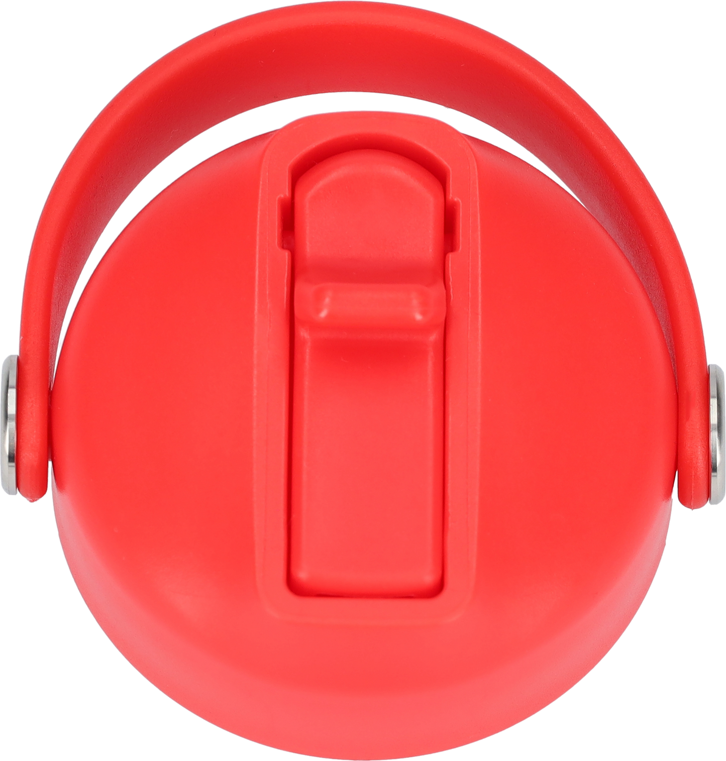 Thermos drinkfles 1 liter met extra dop - Isolerende Waterfles met draaibare drinktuit - Afgewerkt met Poedercoating - Rood
