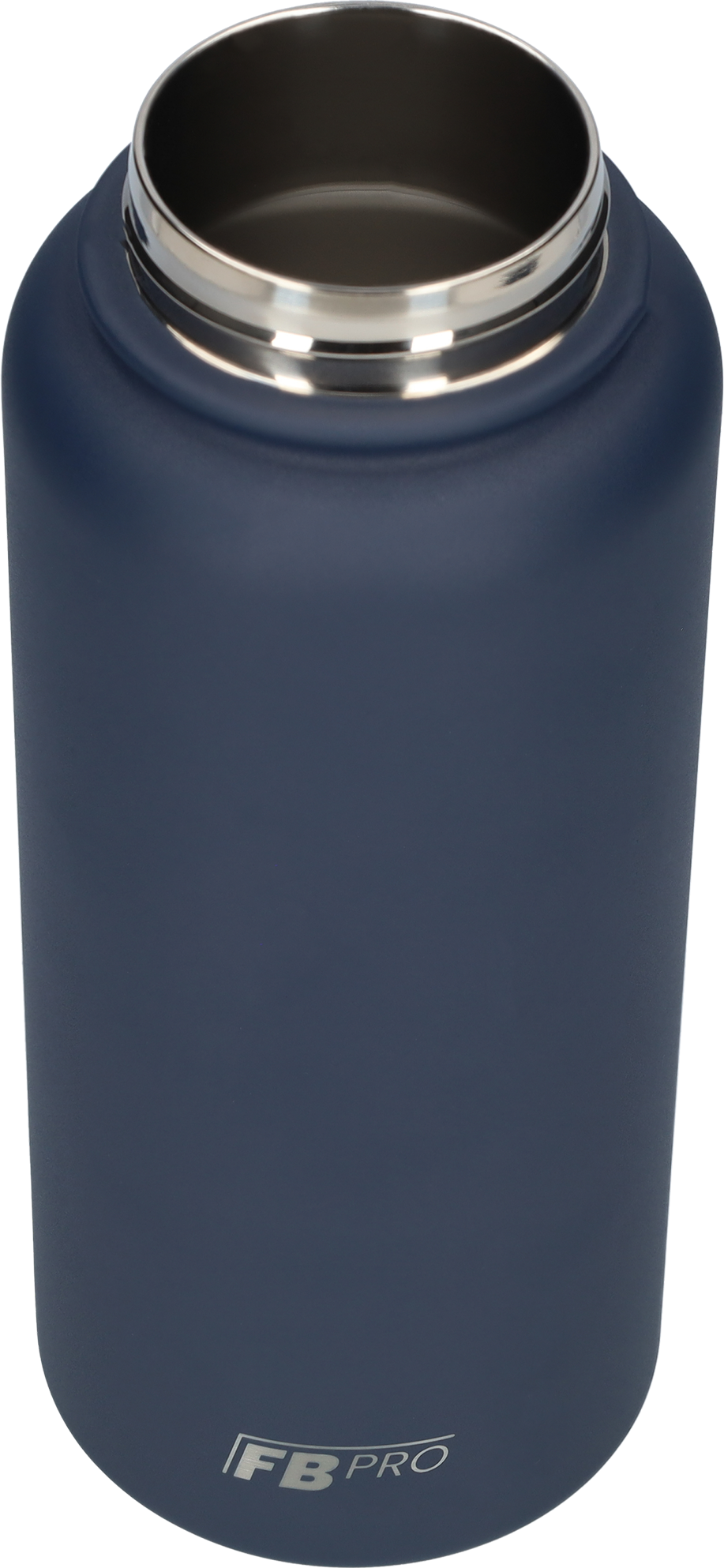Thermos drinkfles 1 liter met extra dop - Isolerende Waterfles met draaibare drinktuit - Afgewerkt met Poedercoating - Donkerblauw
