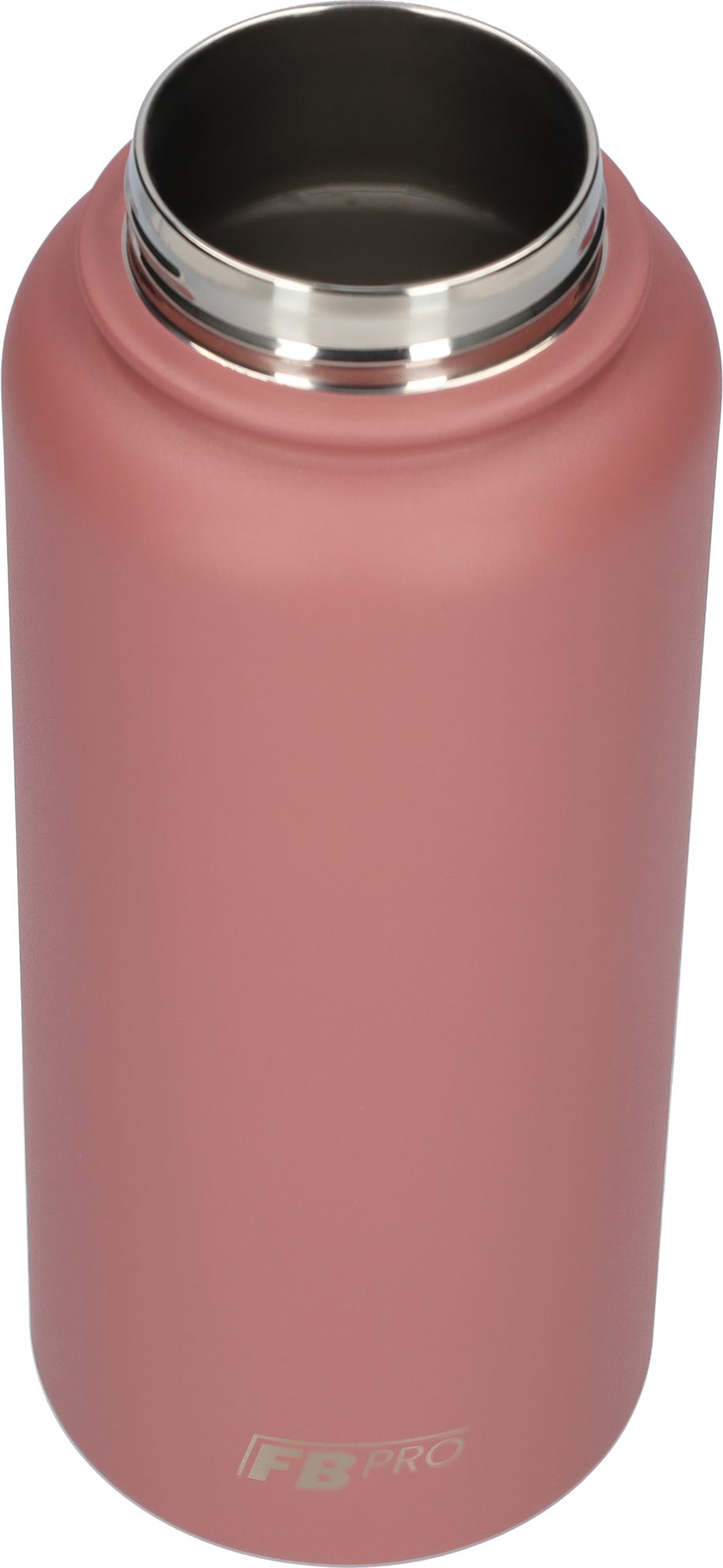 Thermos drinkfles 1 liter met extra dop - Isolerende Waterfles met draaibare drinktuit - Afgewerkt met Poedercoating - Oud Roze