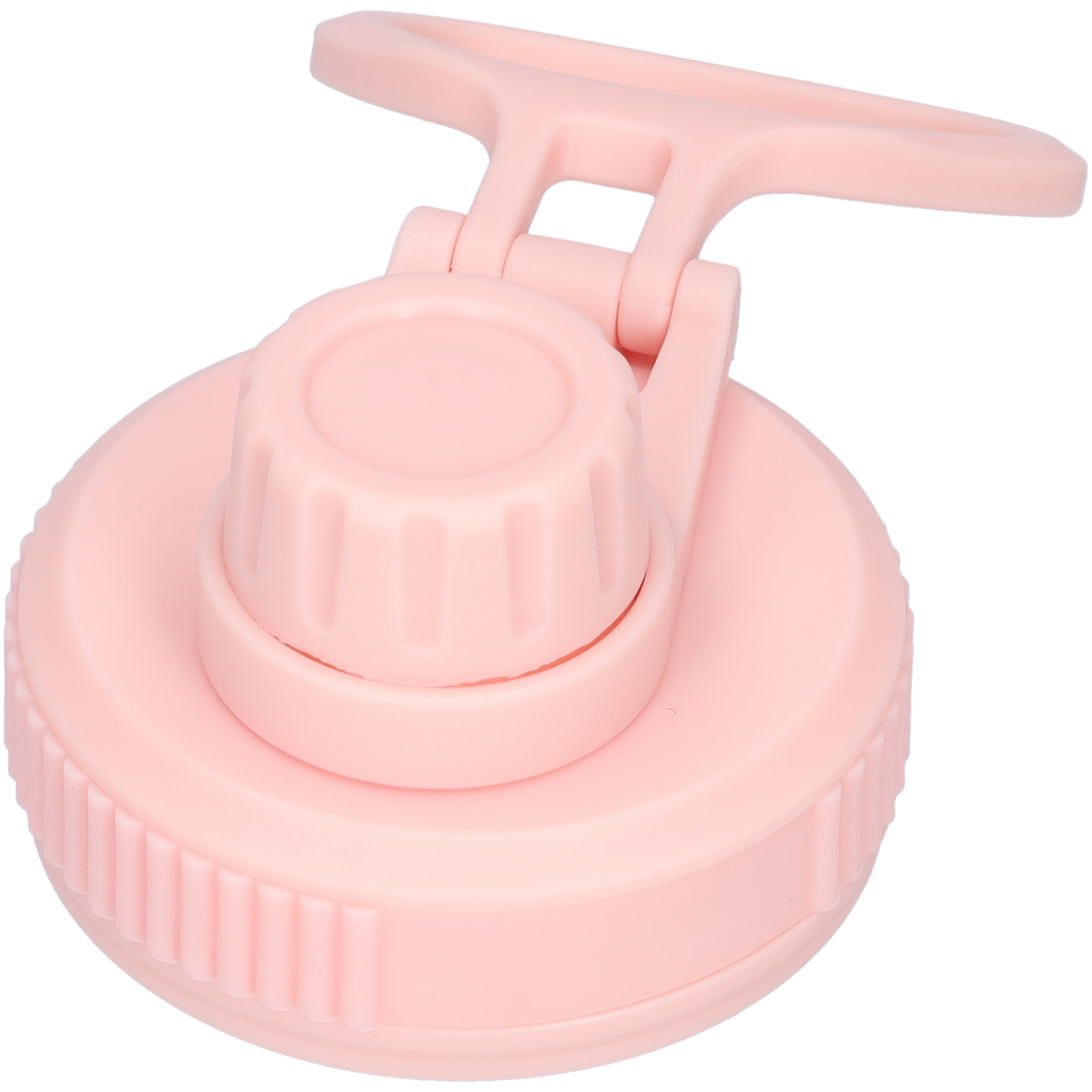 Thermos drinkfles 1 liter met extra dop - Isolerende Waterfles met draaibare drinktuit - Afgewerkt met Poedercoating - Zalm Roze