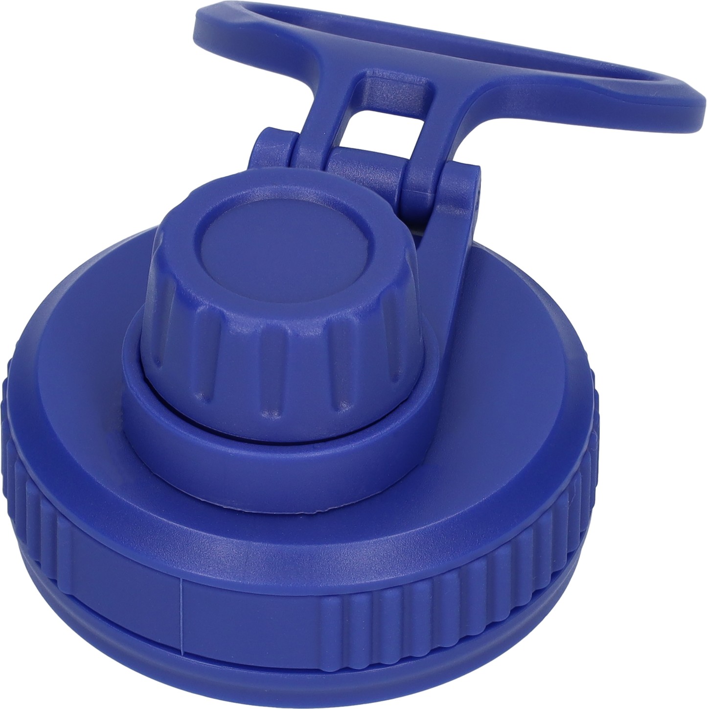 Thermos drinkfles 1 liter met extra dop - Isolerende Waterfles met draaibare drinktuit - Afgewerkt met Poedercoating - Blauw