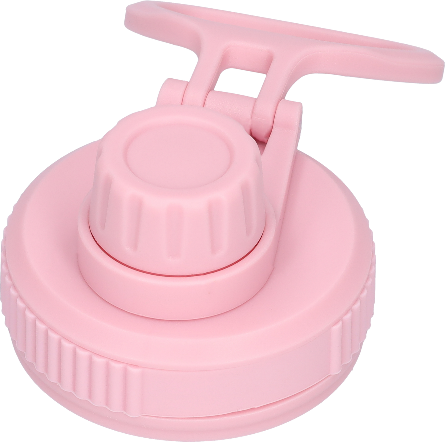 Thermos drinkfles 1 liter met extra dop - Isolerende Waterfles met draaibare drinktuit - Afgewerkt met Poedercoating - Roze