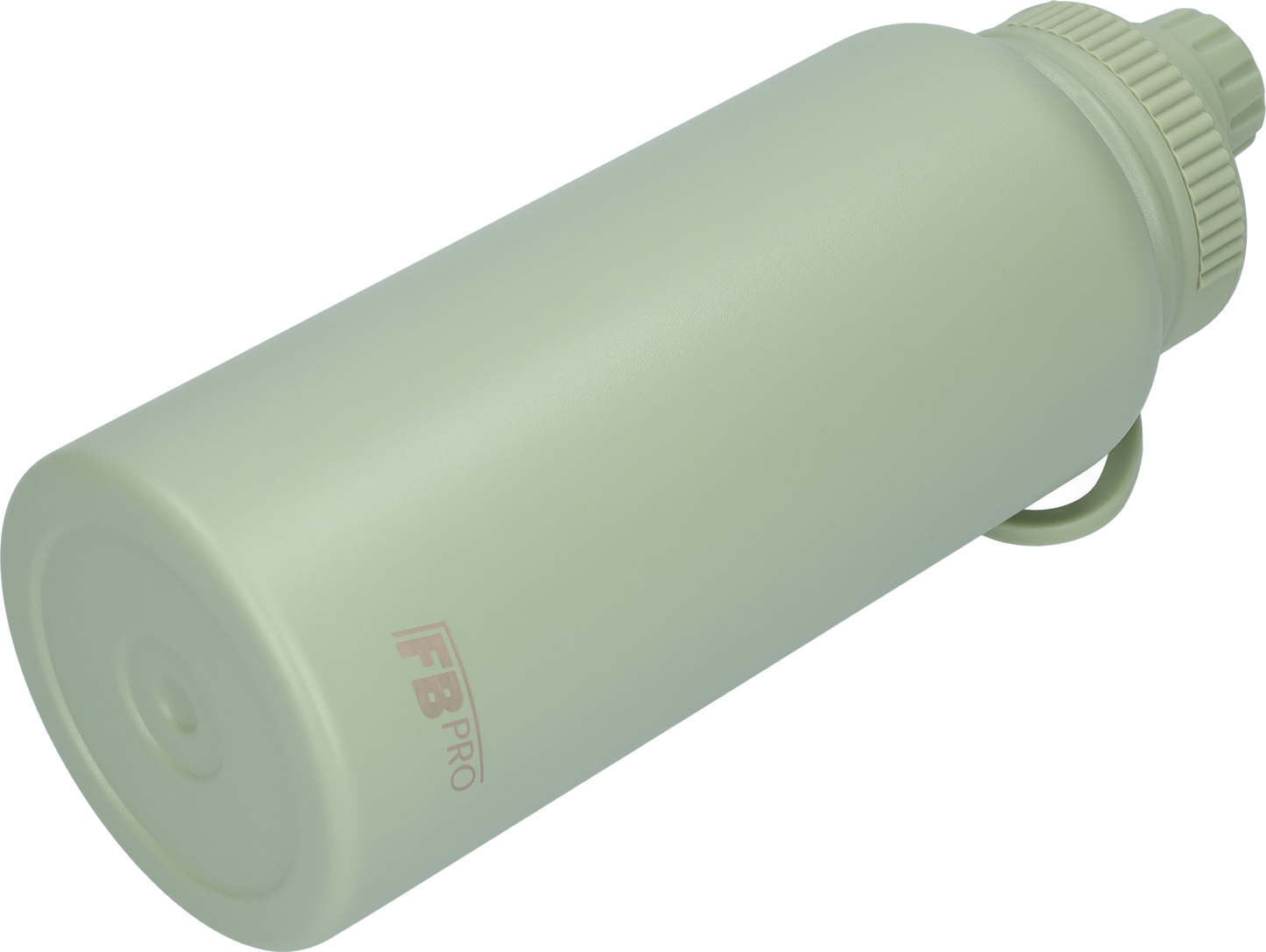 Thermos drinkfles 1 liter met extra dop - Isolerende Waterfles met draaibare drinktuit - Afgewerkt met Poedercoating - Lichtgroen