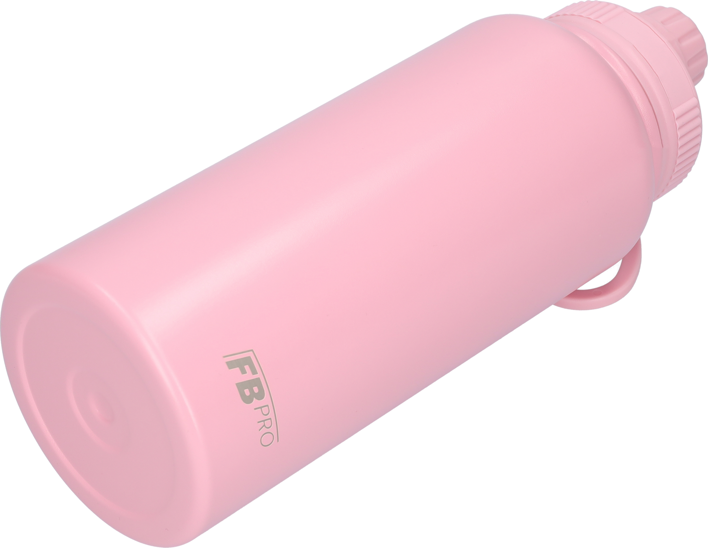 Thermos drinkfles 1 liter met extra dop - Isolerende Waterfles met draaibare drinktuit - Afgewerkt met Poedercoating - Roze