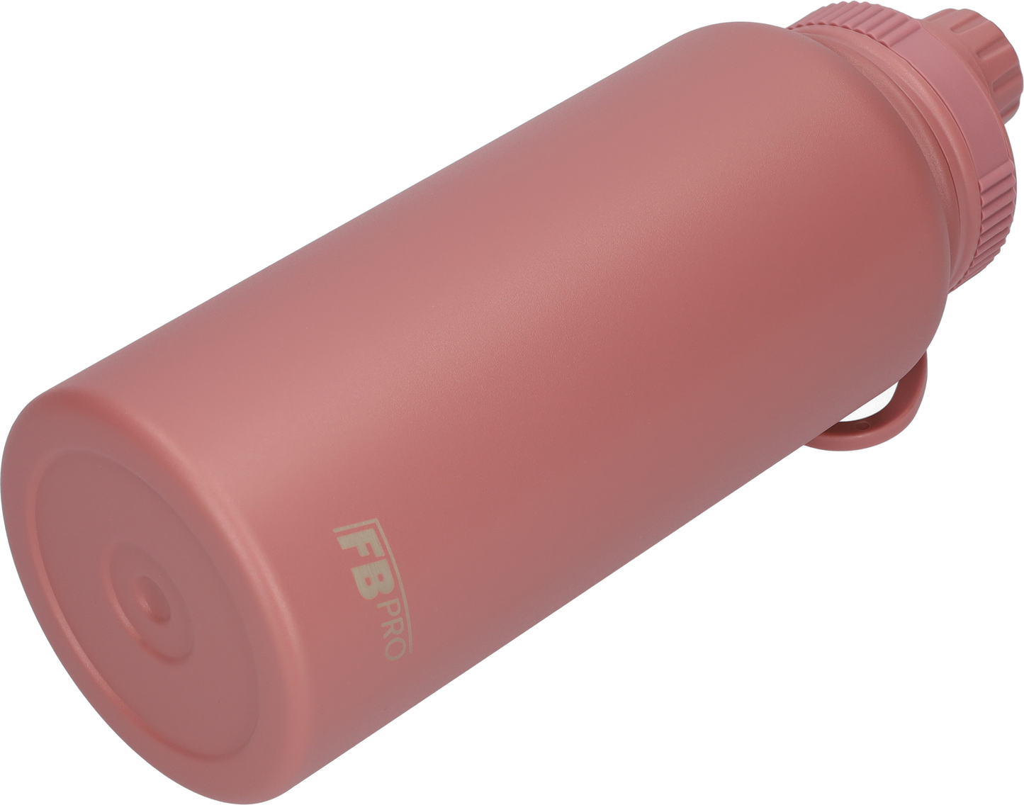 Thermos drinkfles 1 liter met extra dop - Isolerende Waterfles met draaibare drinktuit - Afgewerkt met Poedercoating - Oud Roze