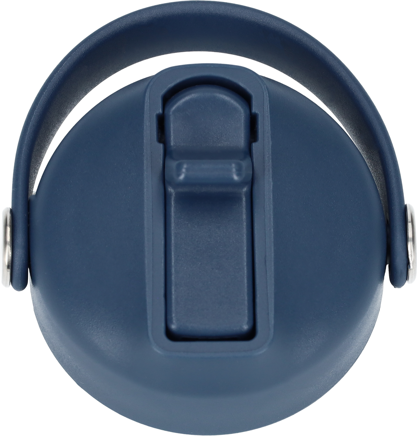 Thermos drinkfles 1 liter met extra dop - Isolerende Waterfles met draaibare drinktuit - Afgewerkt met Poedercoating - Donkerblauw