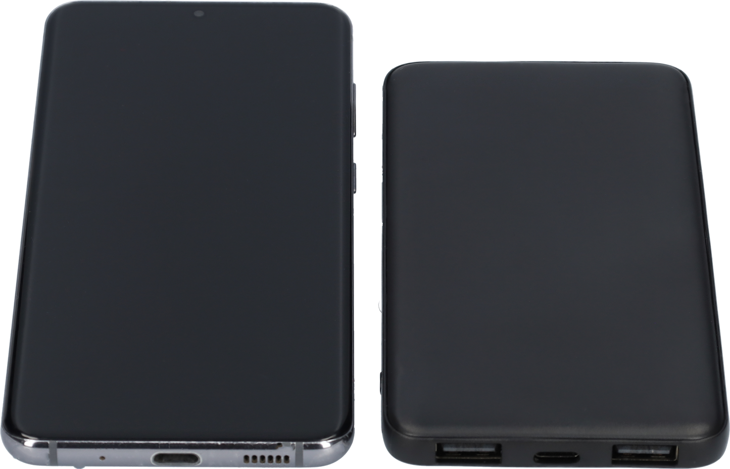 Powerbank - Snellader - Fast charger - LED Batterij display - 2-in-1 - 5000mAh - In- en output van 5V - Zwart