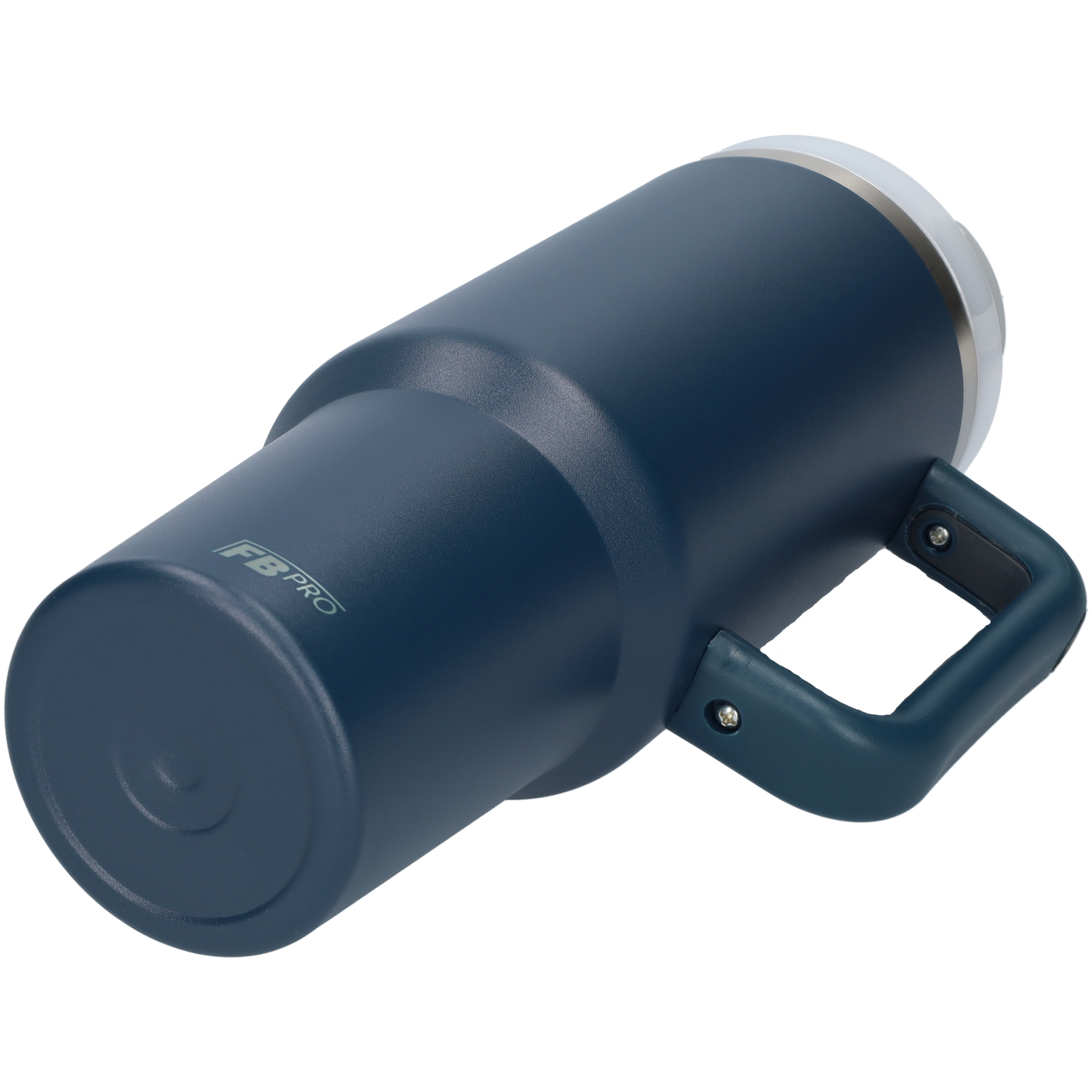 Thermos drinkbeker tumbler 1.2L met handvat en rietje - Thermosbeker - 1200 ML - Donker Blauw