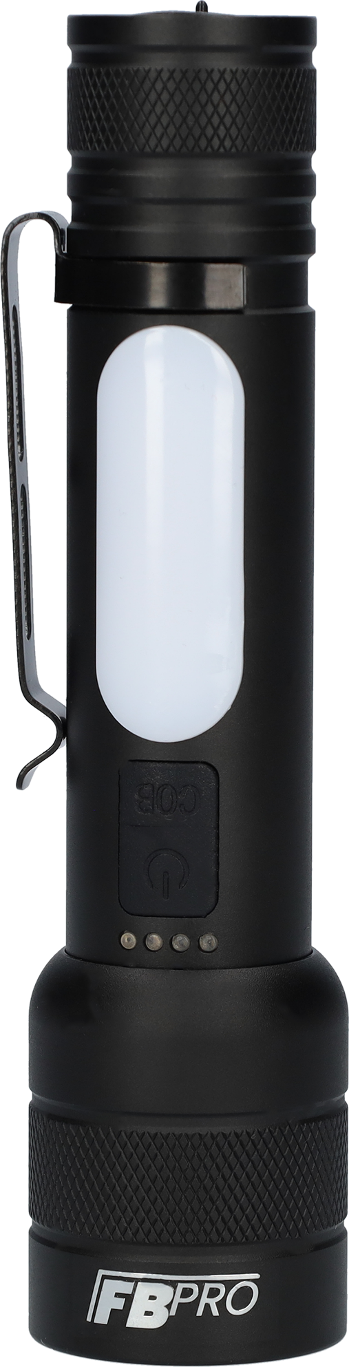 LED Zaklamp - Militaire zaklamp met powerbank - Zwart