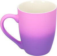 Kleurrijke paars/roze slanke mokken! - 4 stuks - 300ml - Perfect voor koffie, thee of andere warme dranken - Gezellig design - Koffiemok met gradient ontwerp